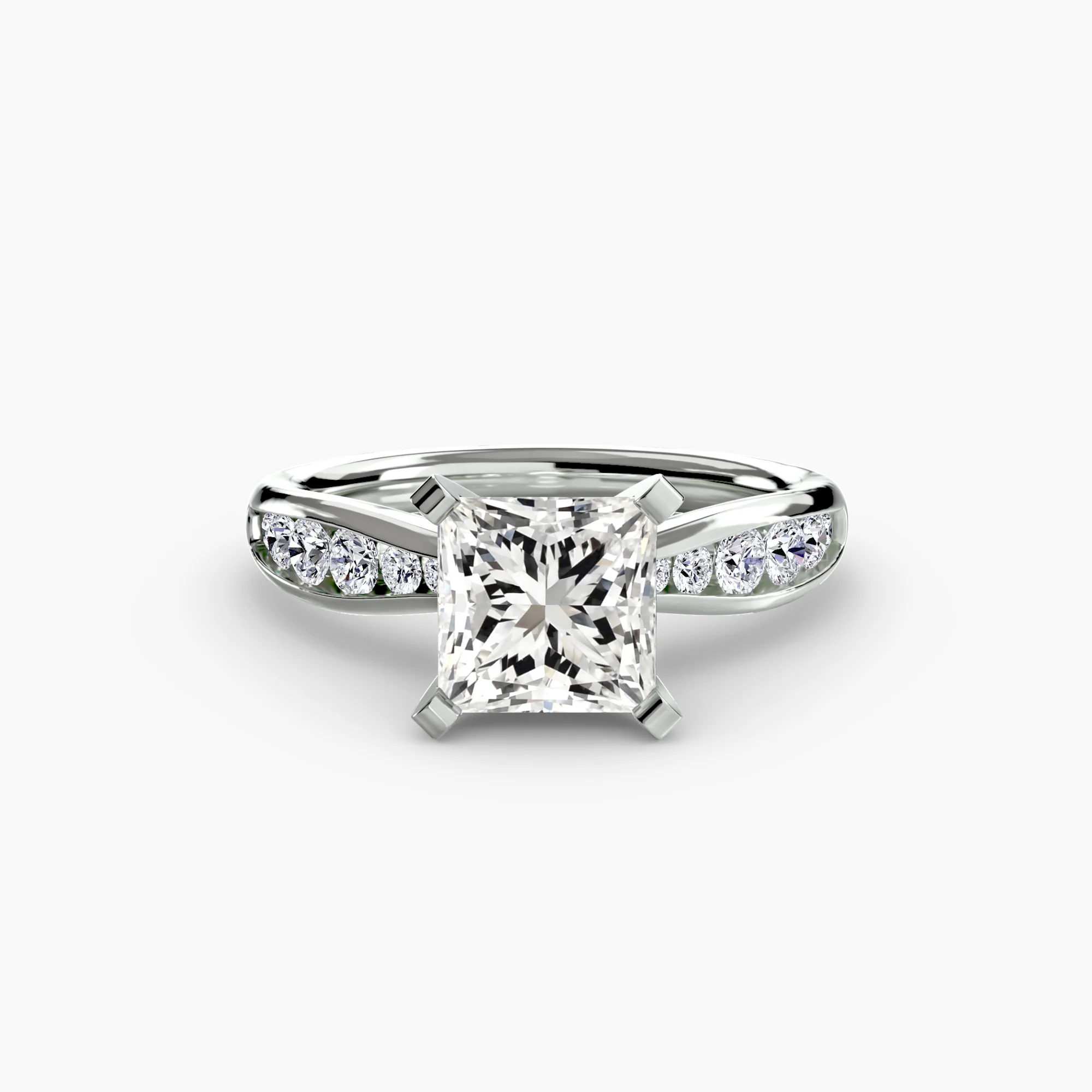 Solitaire with Pavé 3 - Image 3