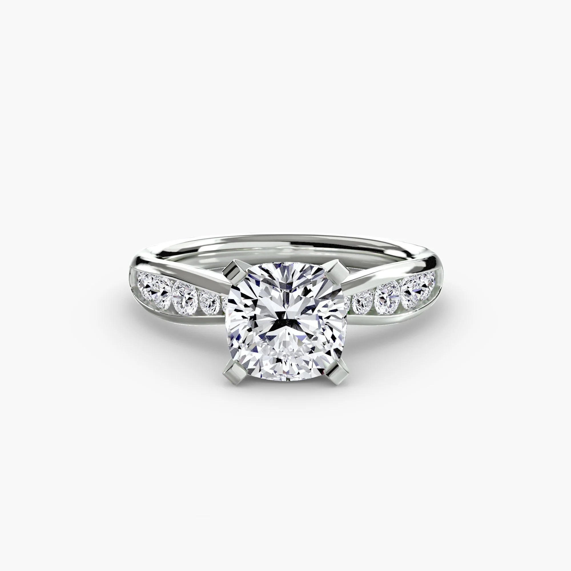 Solitaire with Pavé 3 - Image 4