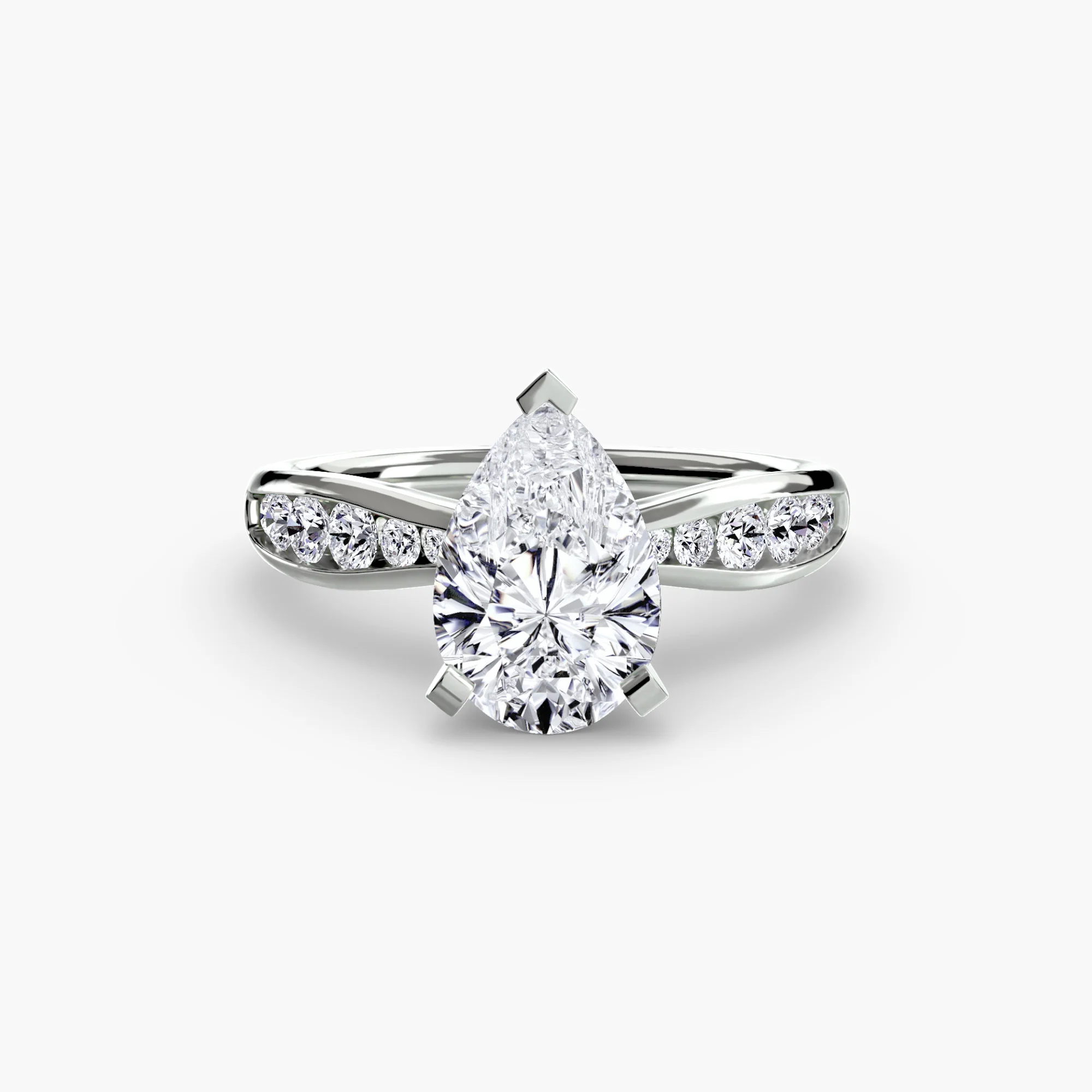 Solitaire with Pavé 3 - Image 6