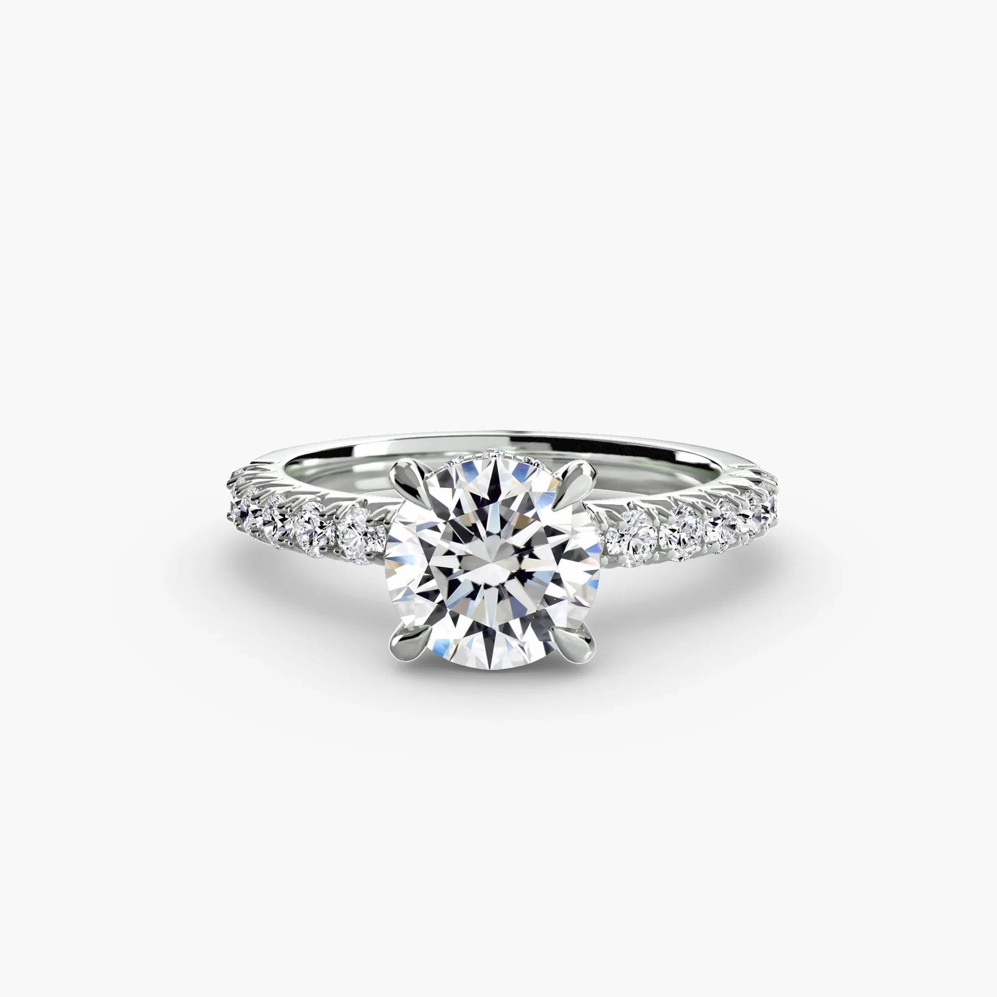 Solitaire with Pavé 6 - Image 8