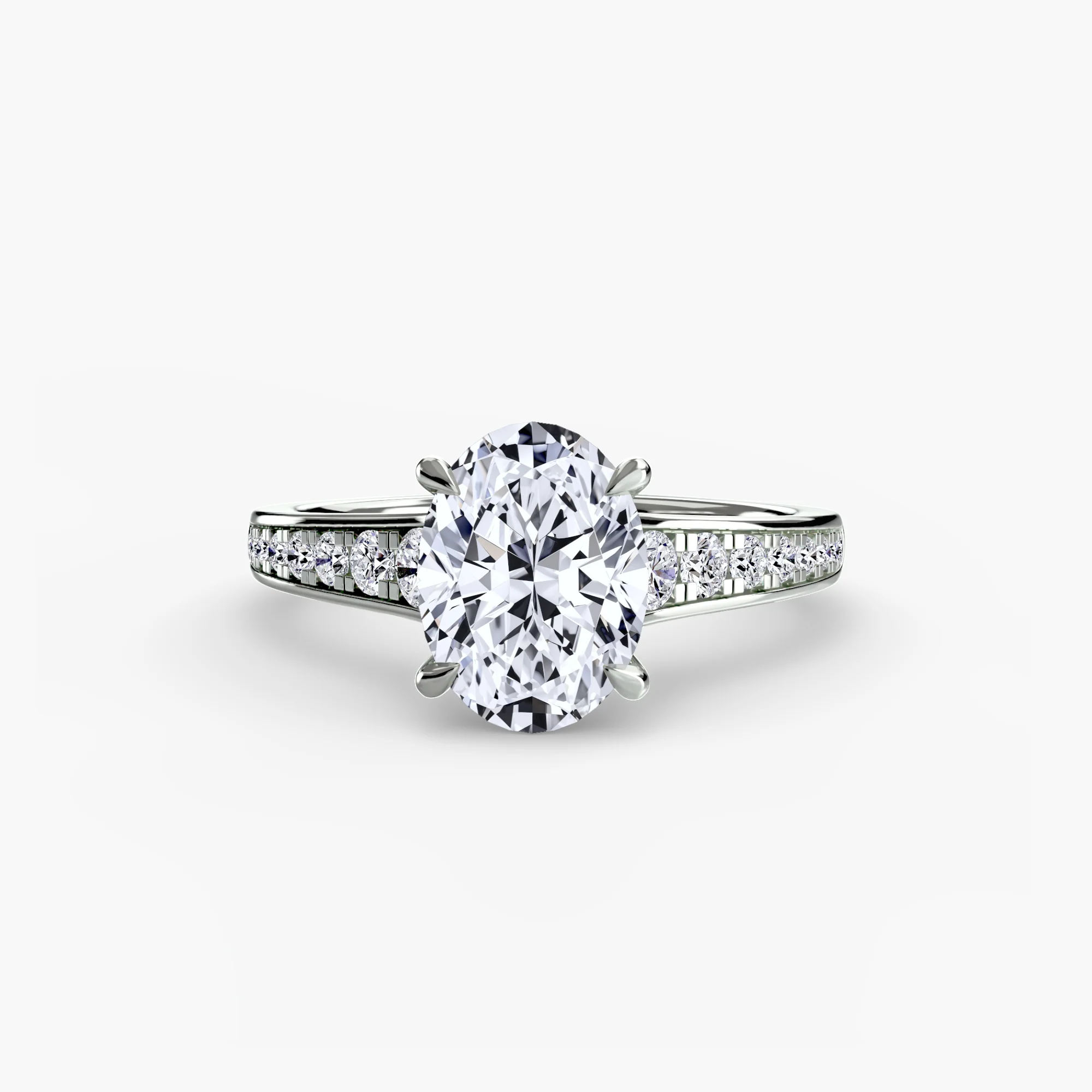 Solitaire with Pavé 7 - Image 5
