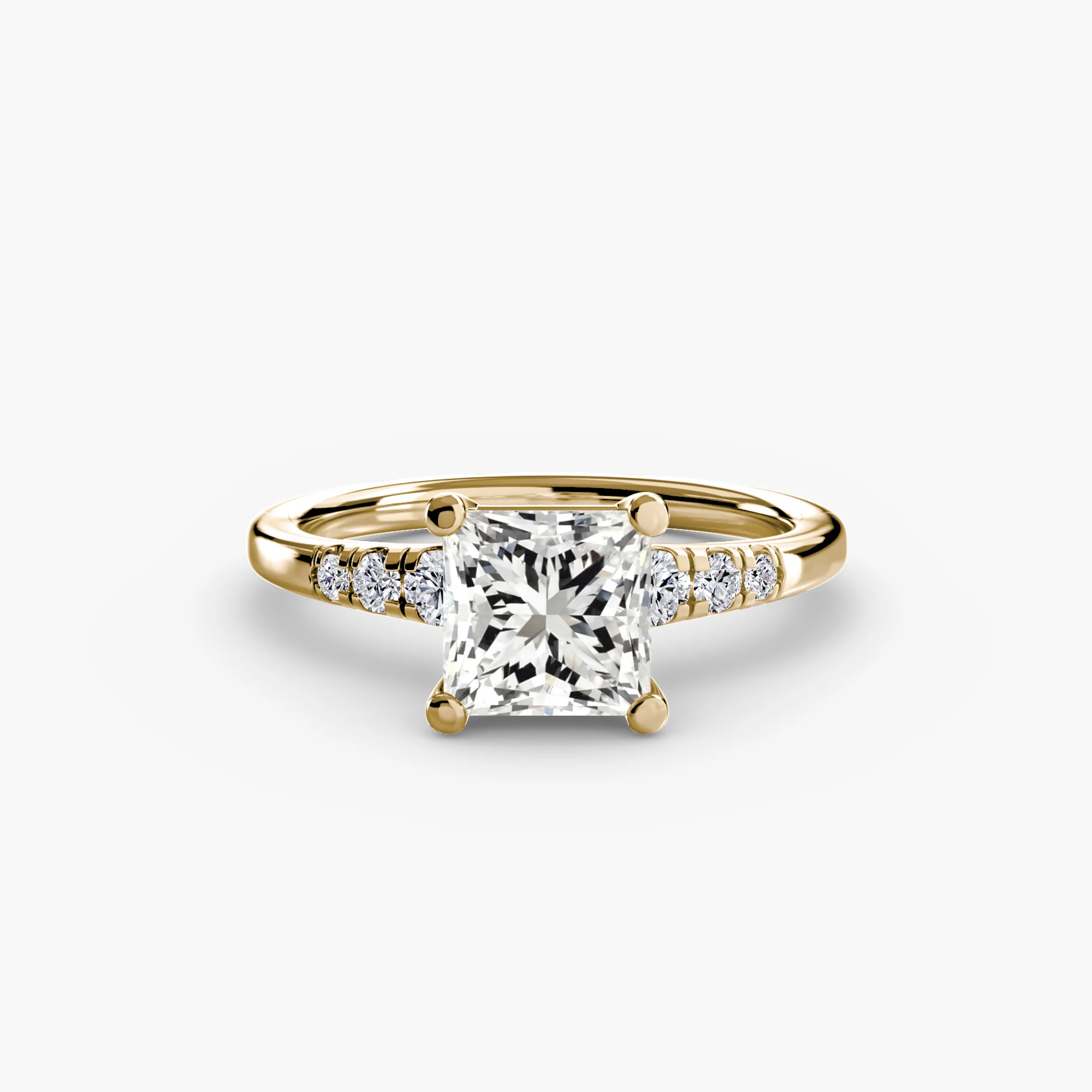 Solitaire with Shoulder Accents - Image 13