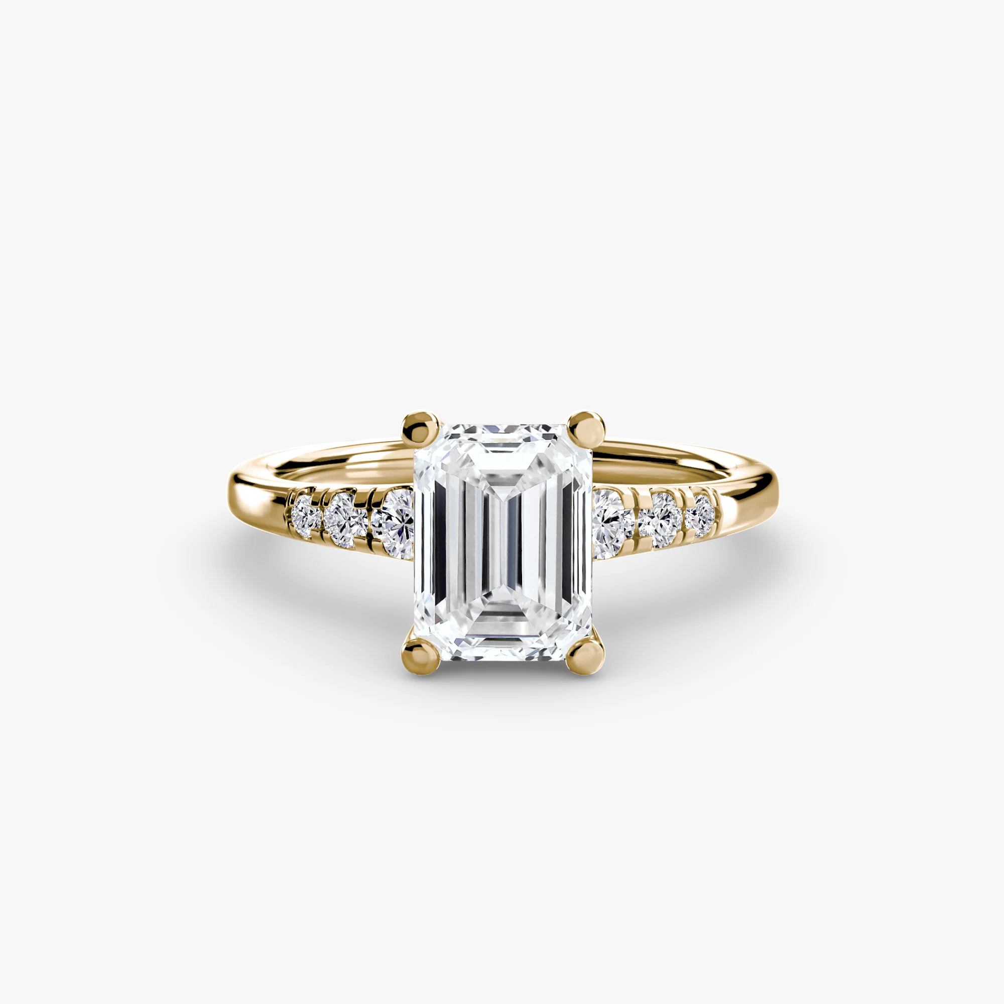 Solitaire with Shoulder Accents - Image 17