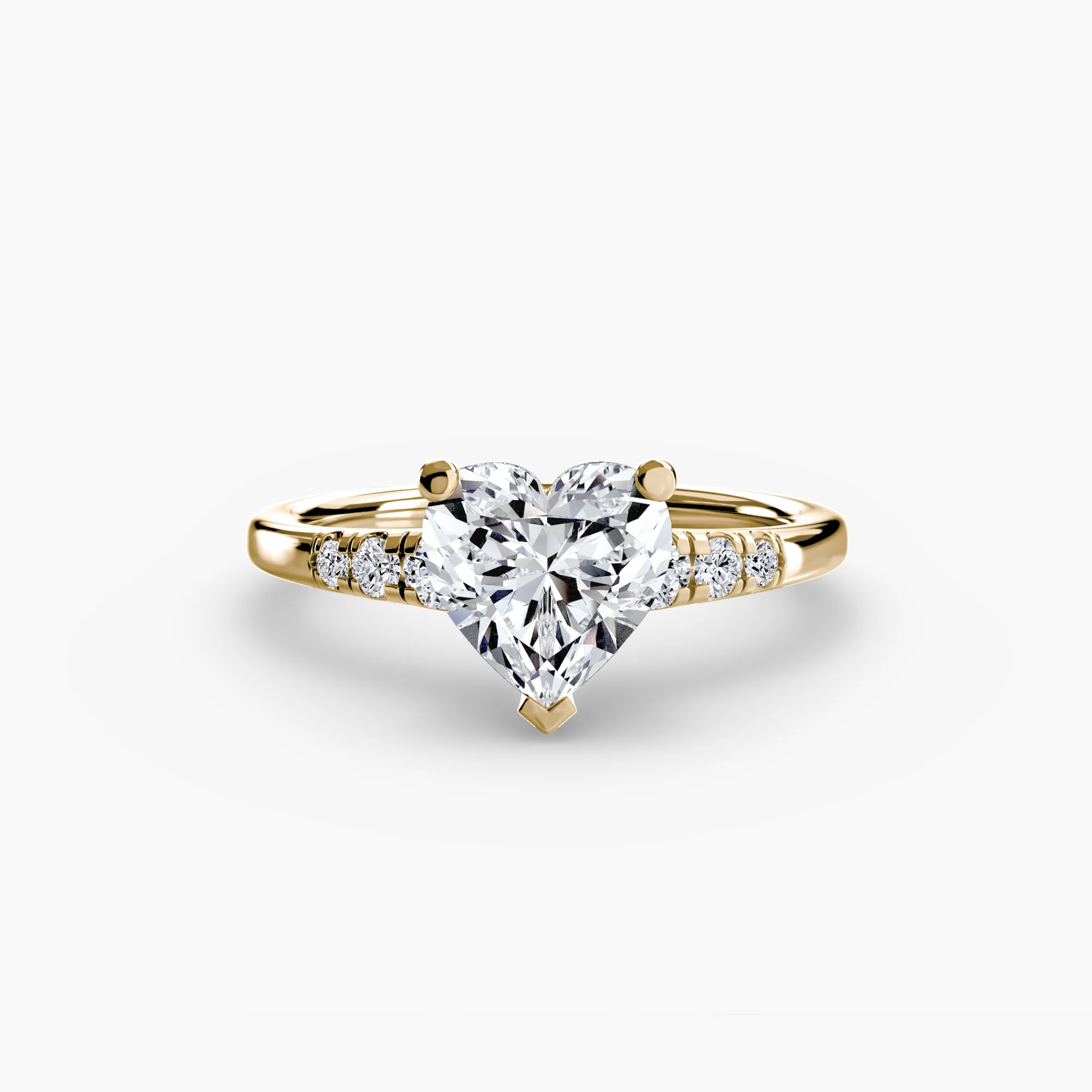 Solitaire with Shoulder Accents - Image 18