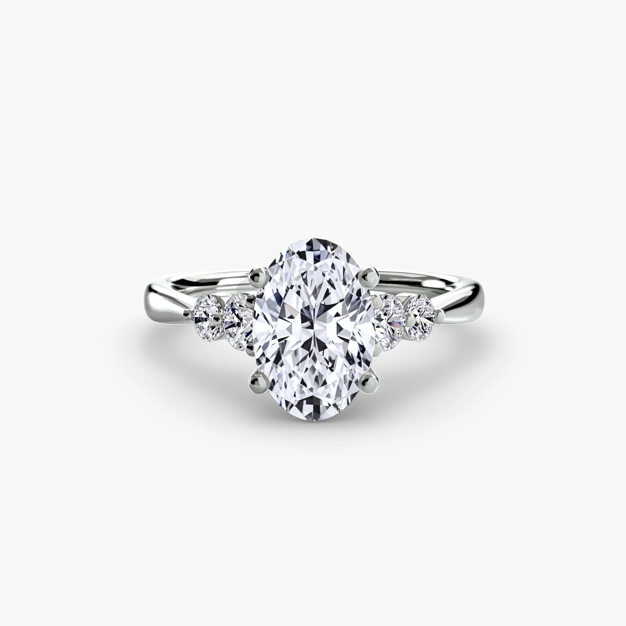 Solitaire with Shoulder Accents 2 - Image 34