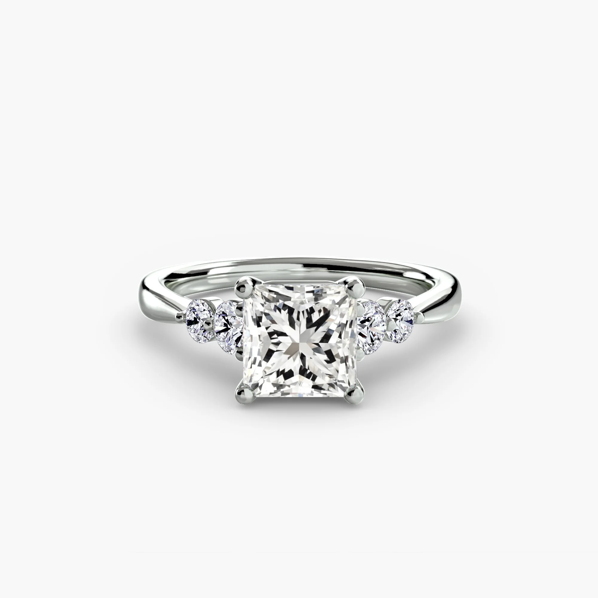 Solitaire with Shoulder Accents 2 - Image 61