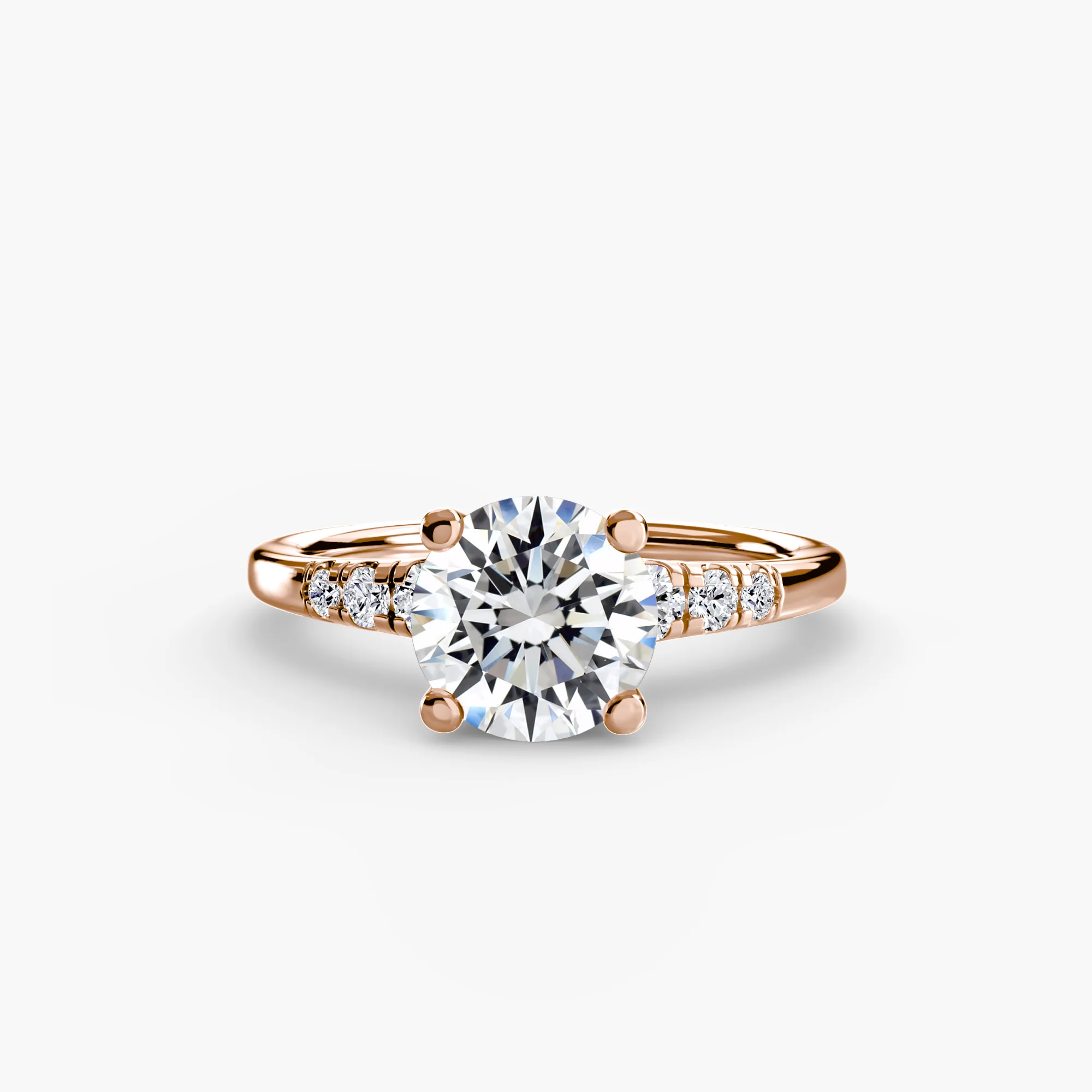 Solitaire with Shoulder Accents - Image 22