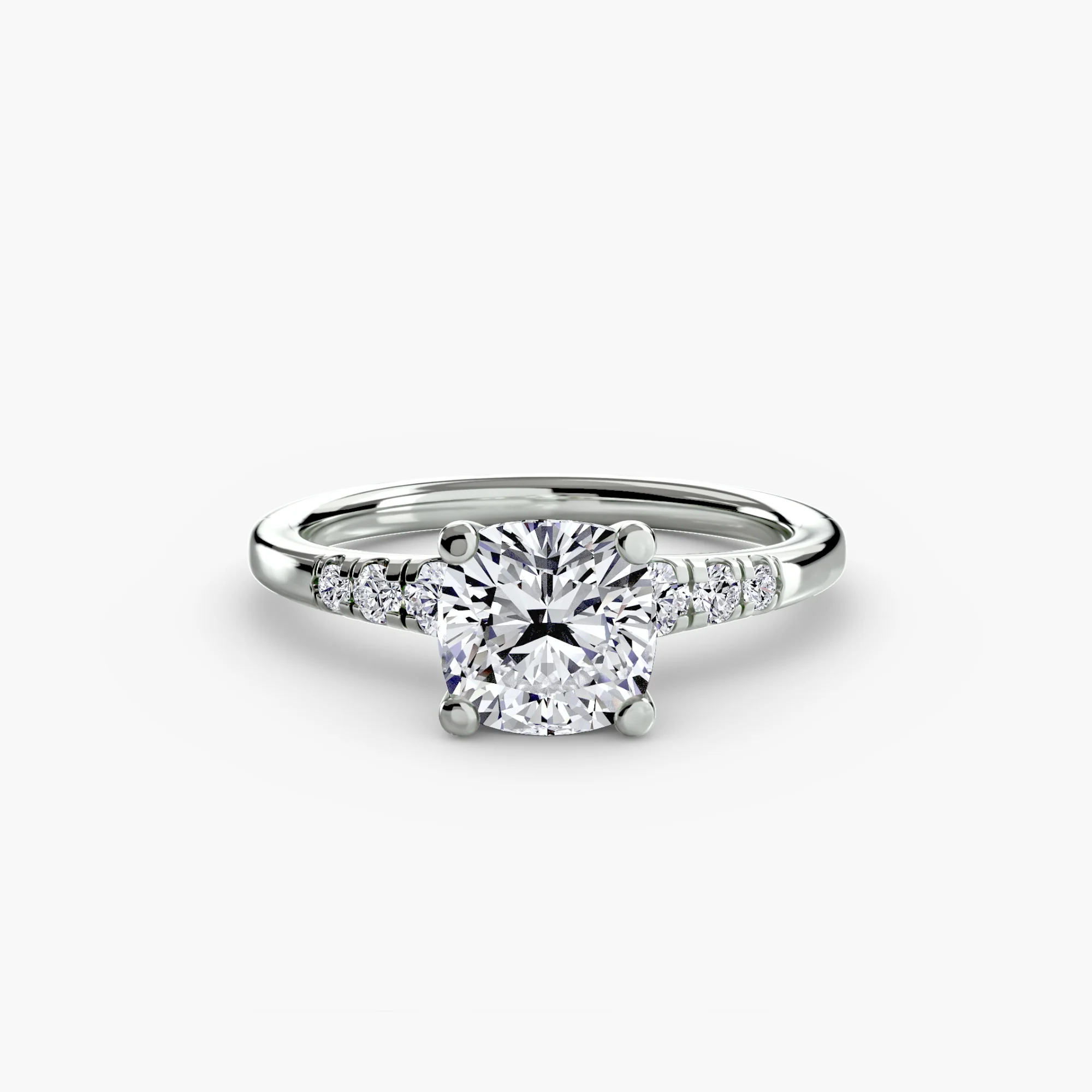 Solitaire with Shoulder Accents - Image 34