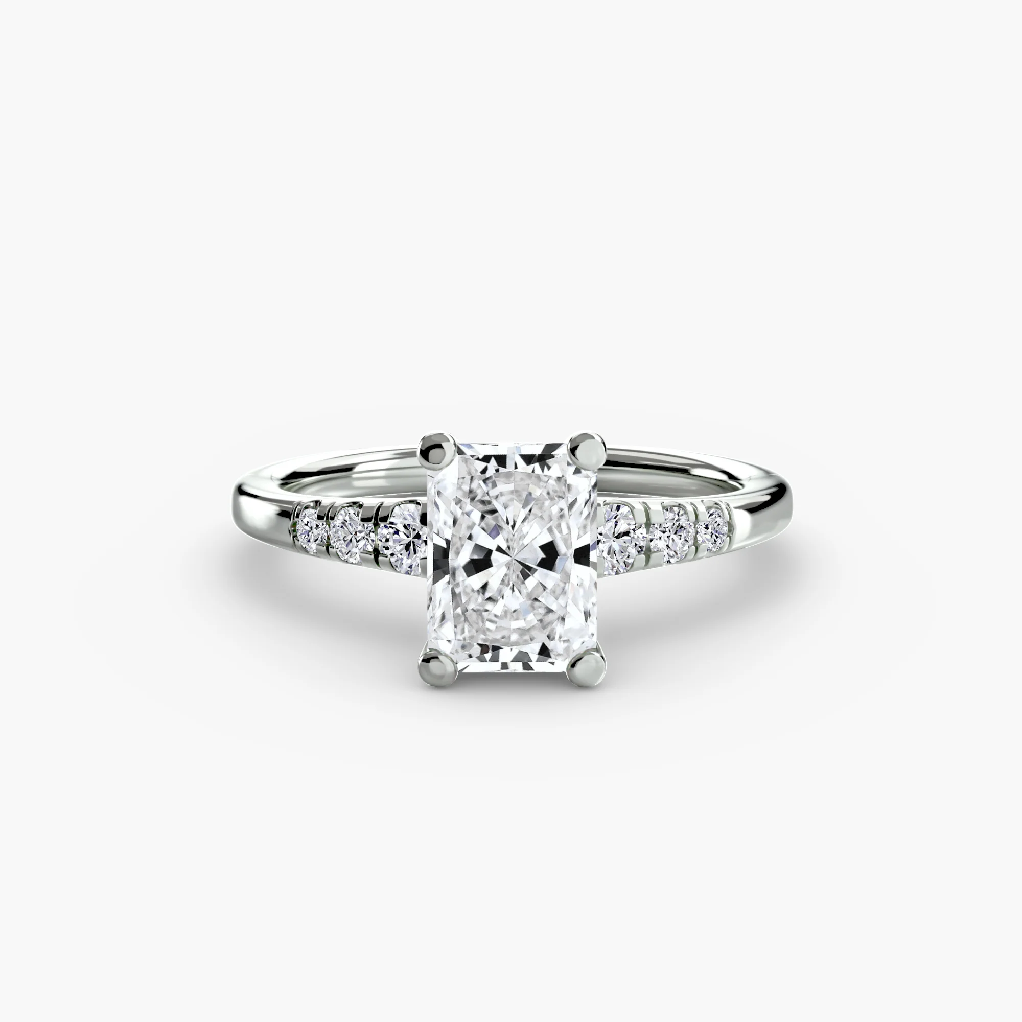 Solitaire with Shoulder Accents - Image 39