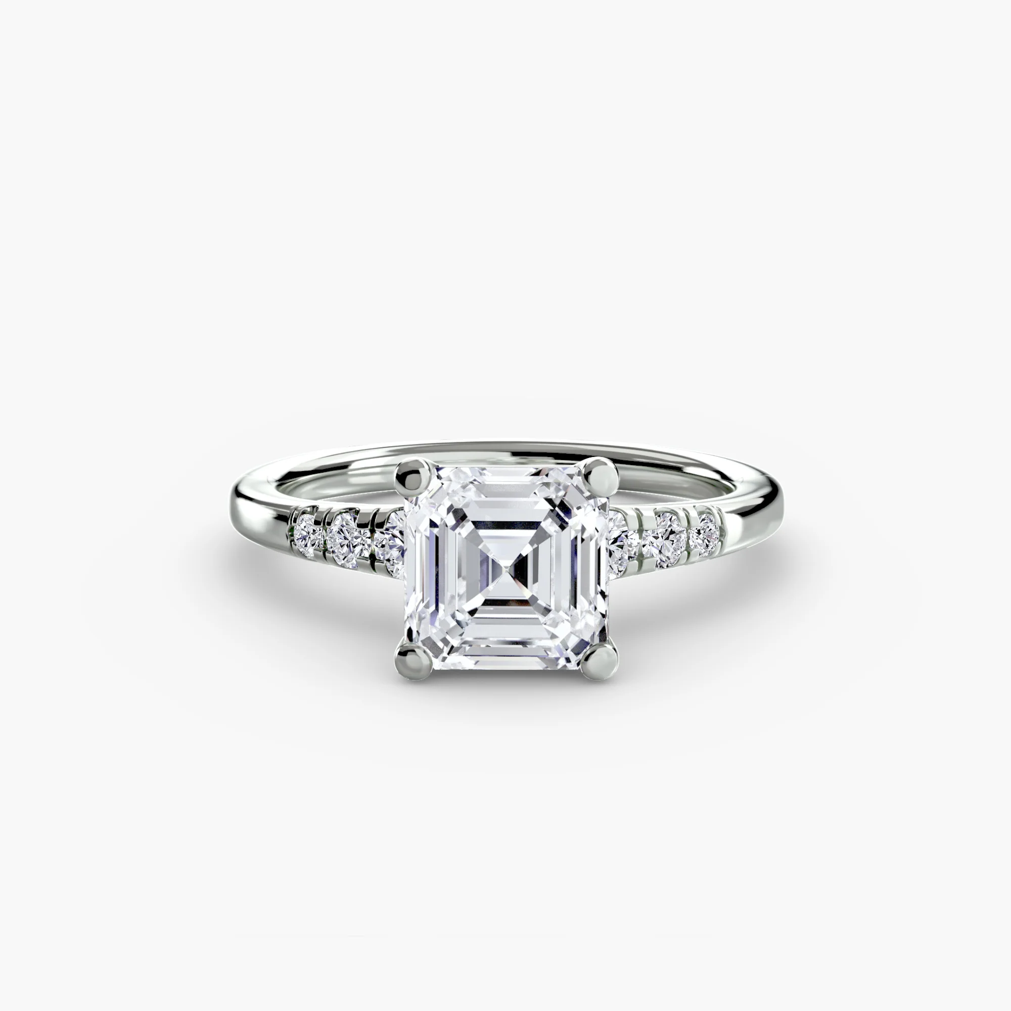 Solitaire with Shoulder Accents - Image 40