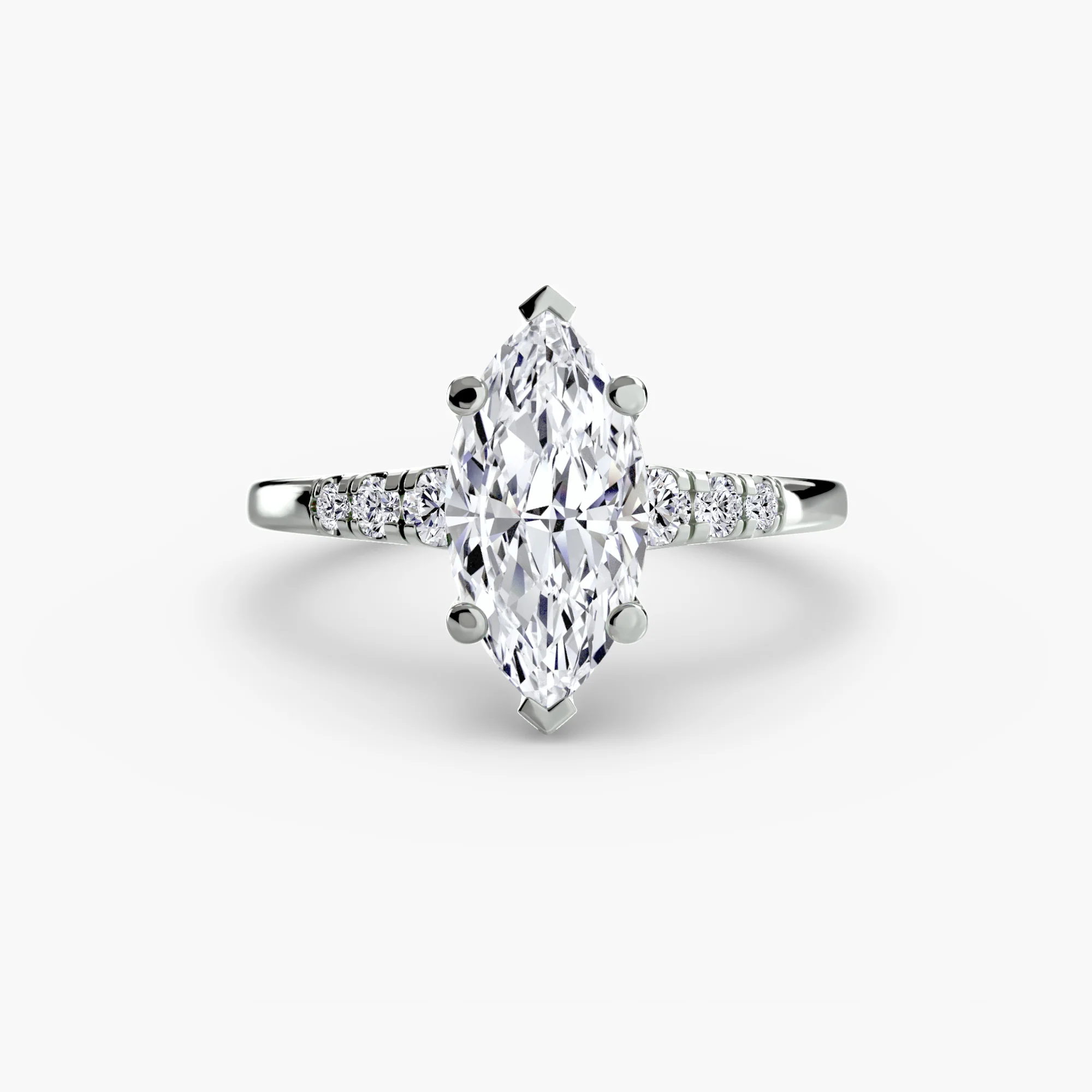 Solitaire with Shoulder Accents - Image 41