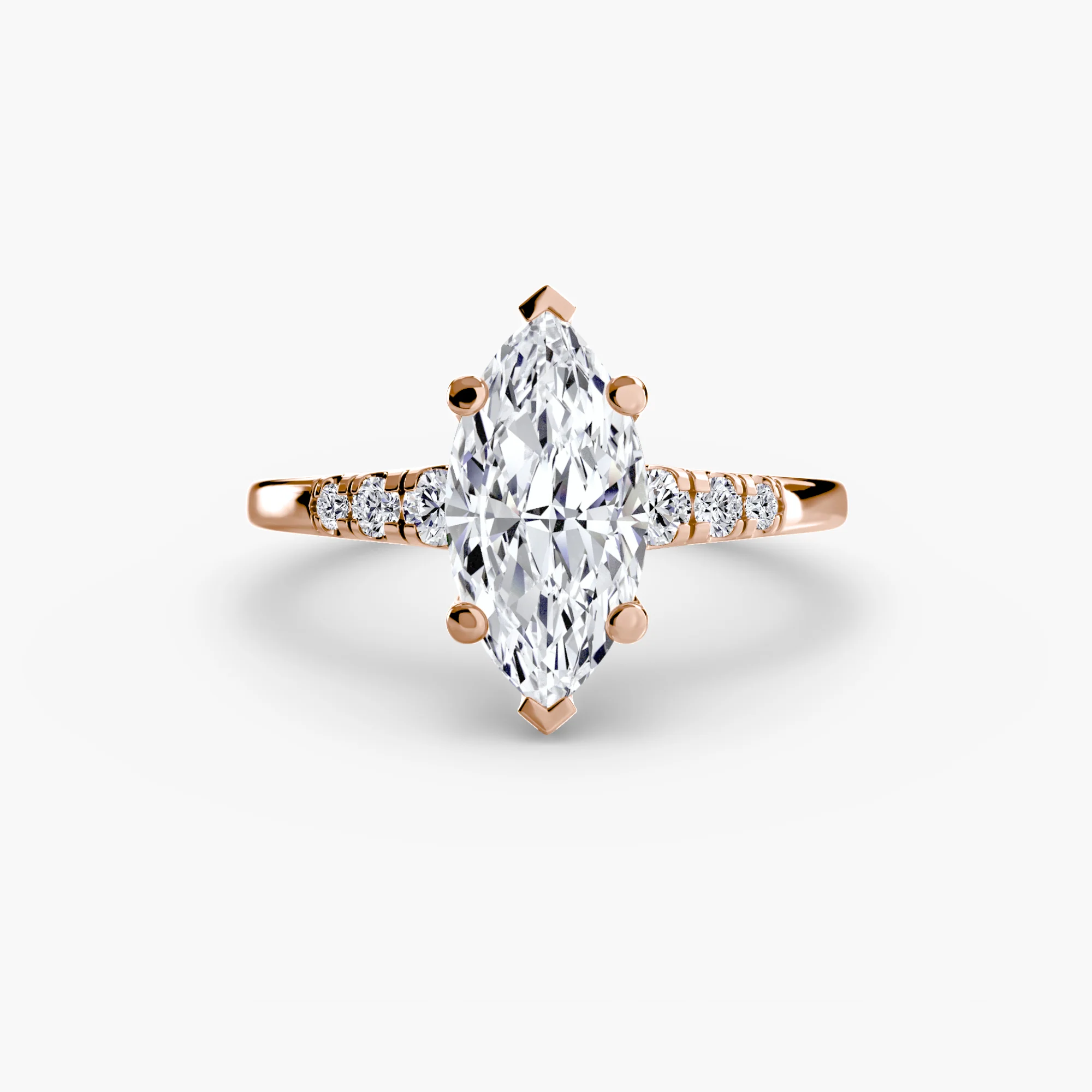 Solitaire with Shoulder Accents - Image 61