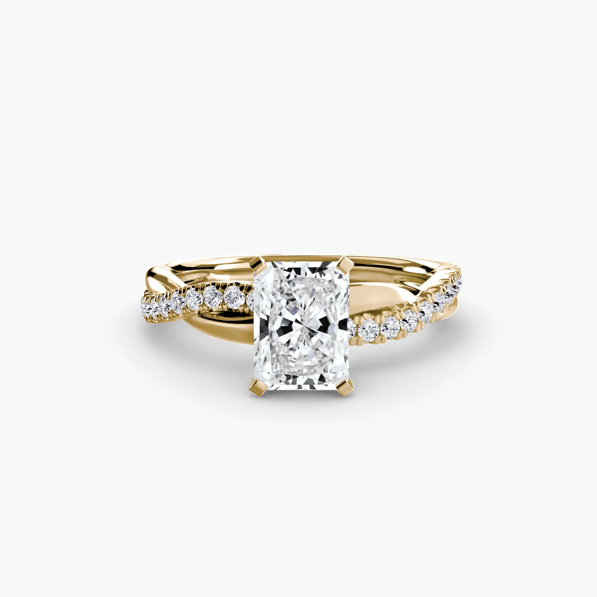 The Emerald Twist Pavé Ring - Image 17