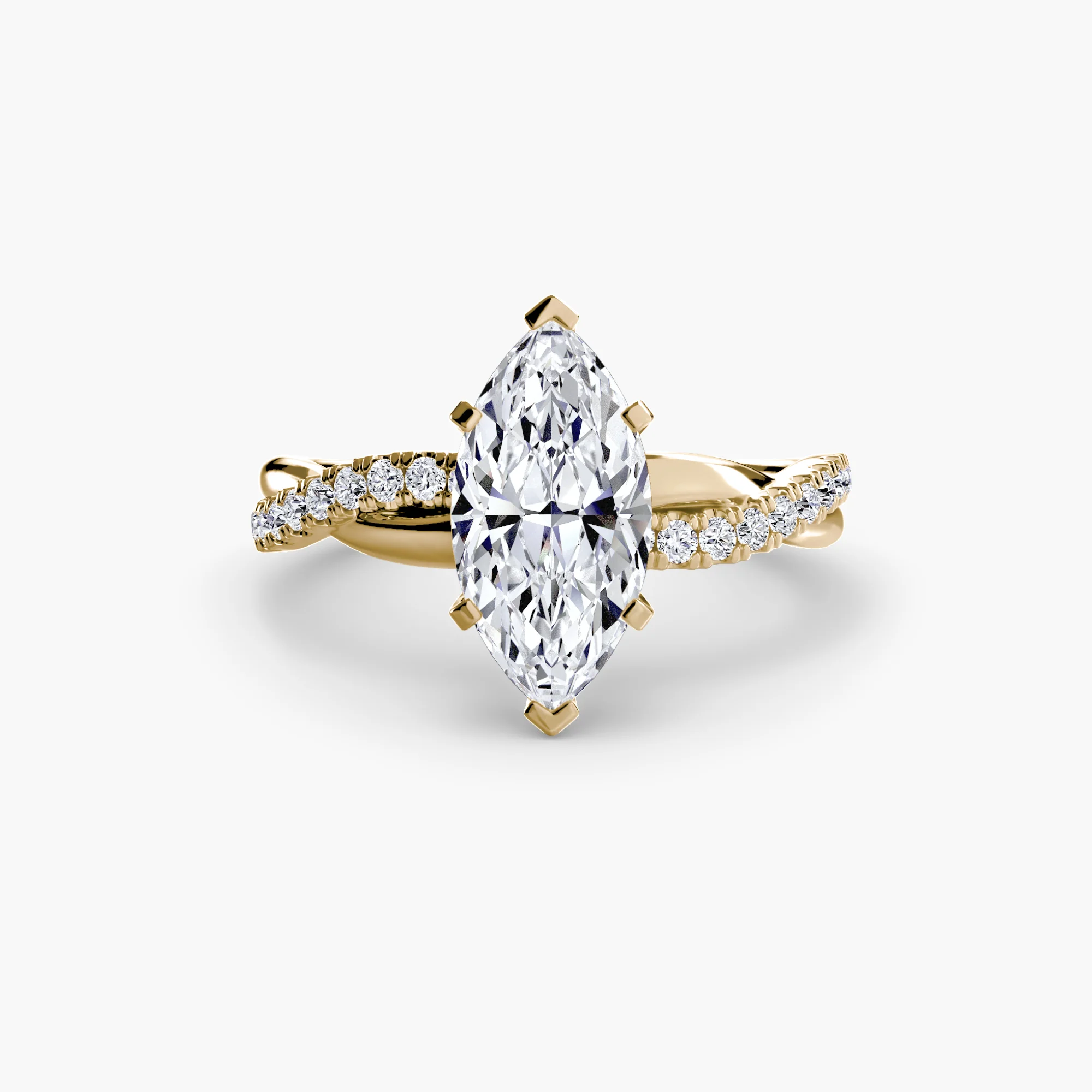 The Emerald Twist Pavé Ring - Image 19