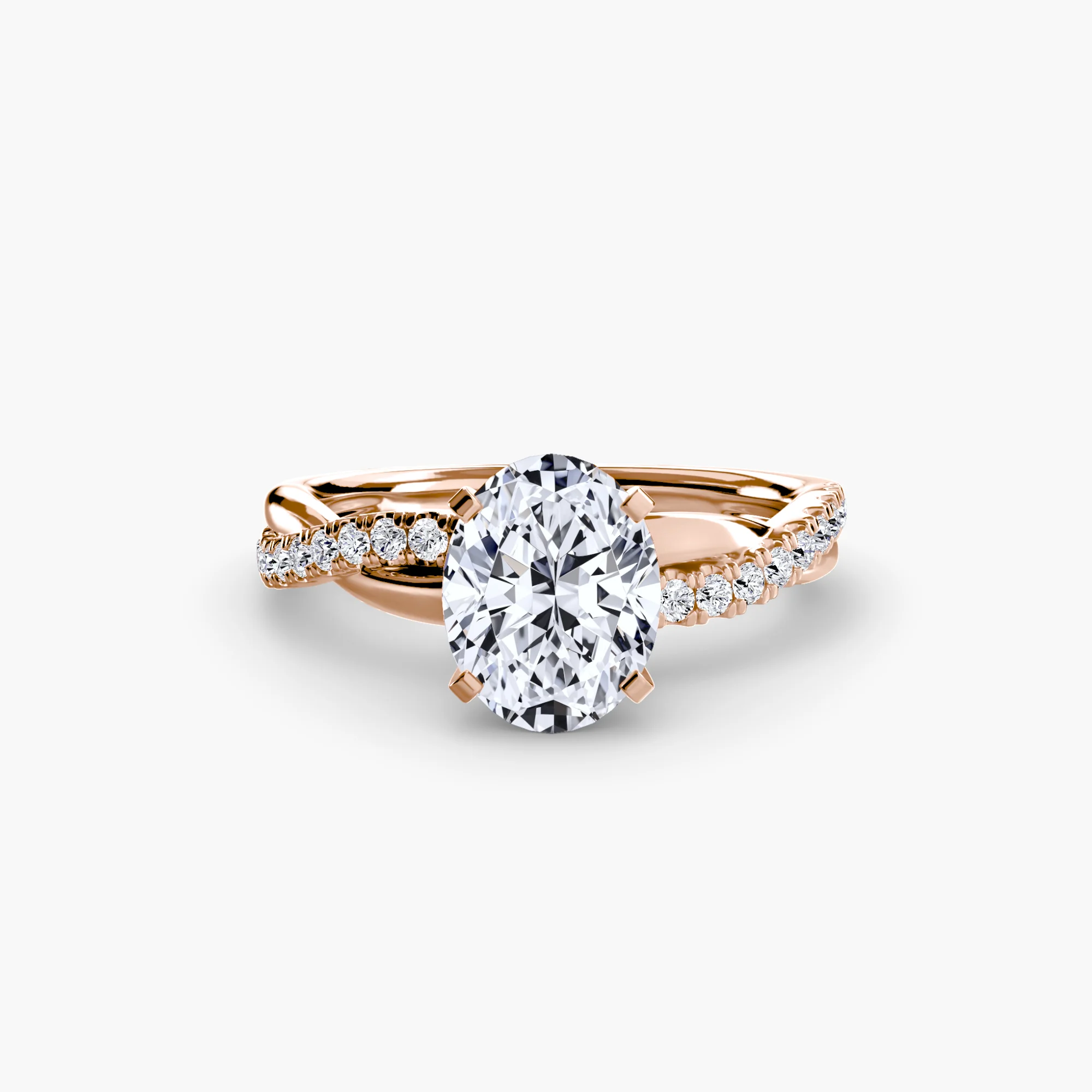 The Emerald Twist Pavé Ring - Image 22