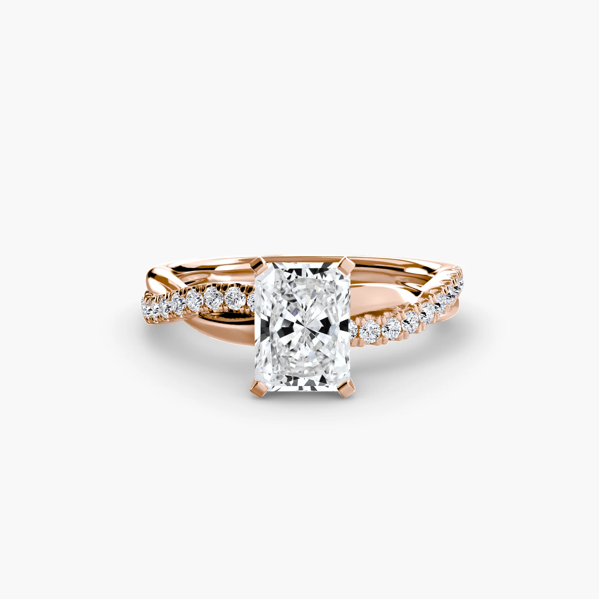 The Emerald Twist Pavé Ring - Image 26