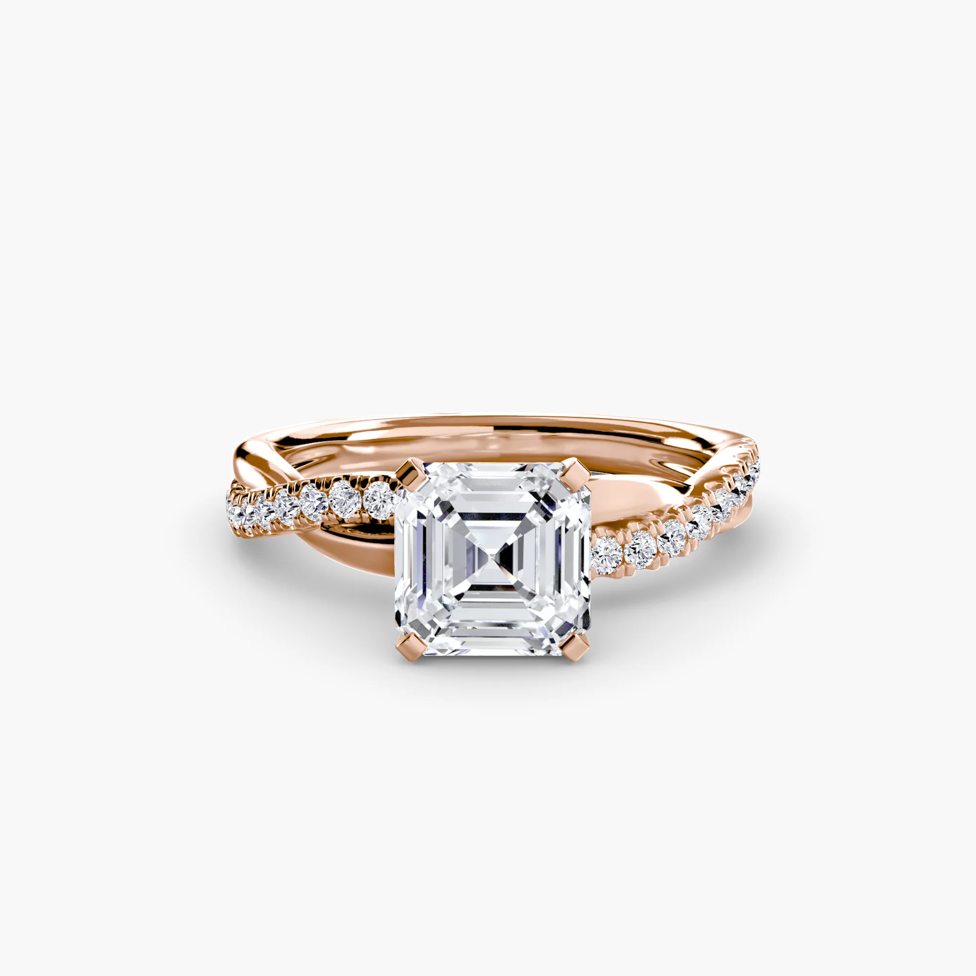 The Emerald Twist Pavé Ring - Image 27