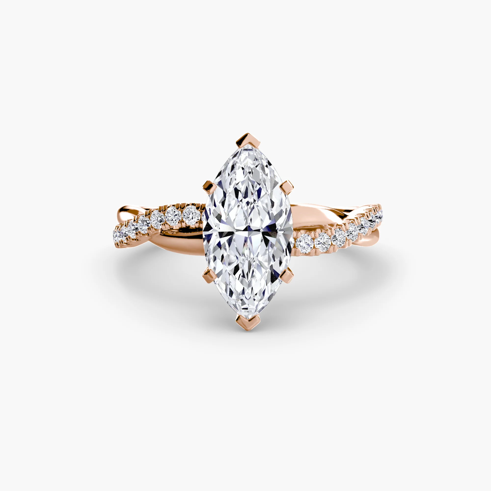 The Emerald Twist Pavé Ring - Image 28