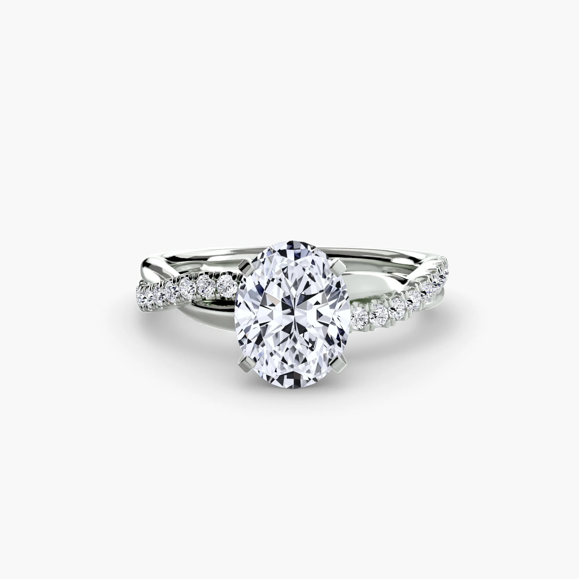 The Emerald Twist Pavé Ring - Image 31