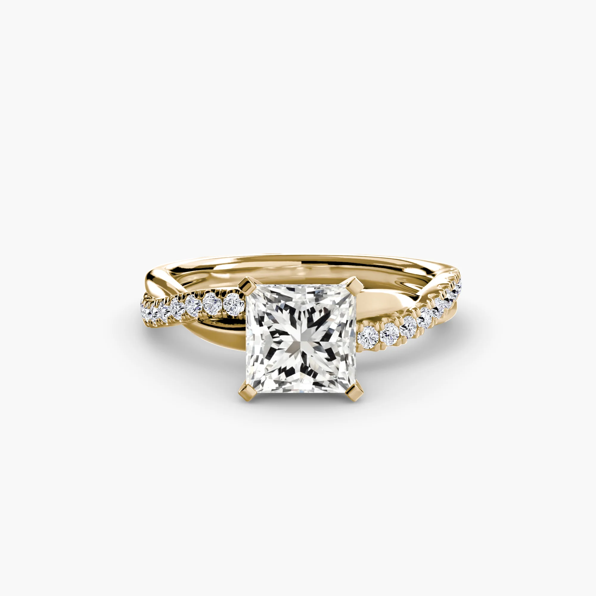 The Emerald Twist Pavé Ring - Image 38
