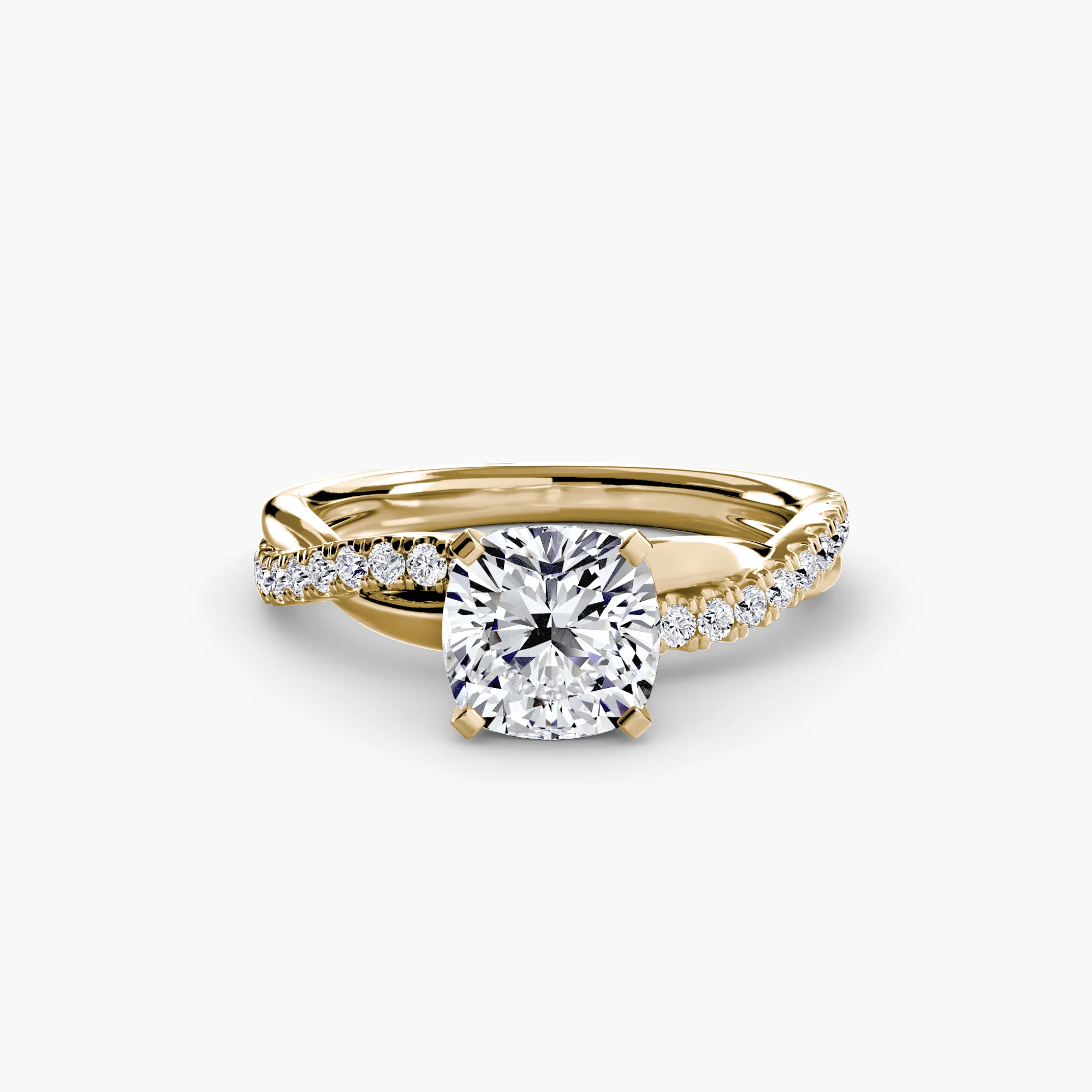 The Emerald Twist Pavé Ring - Image 39