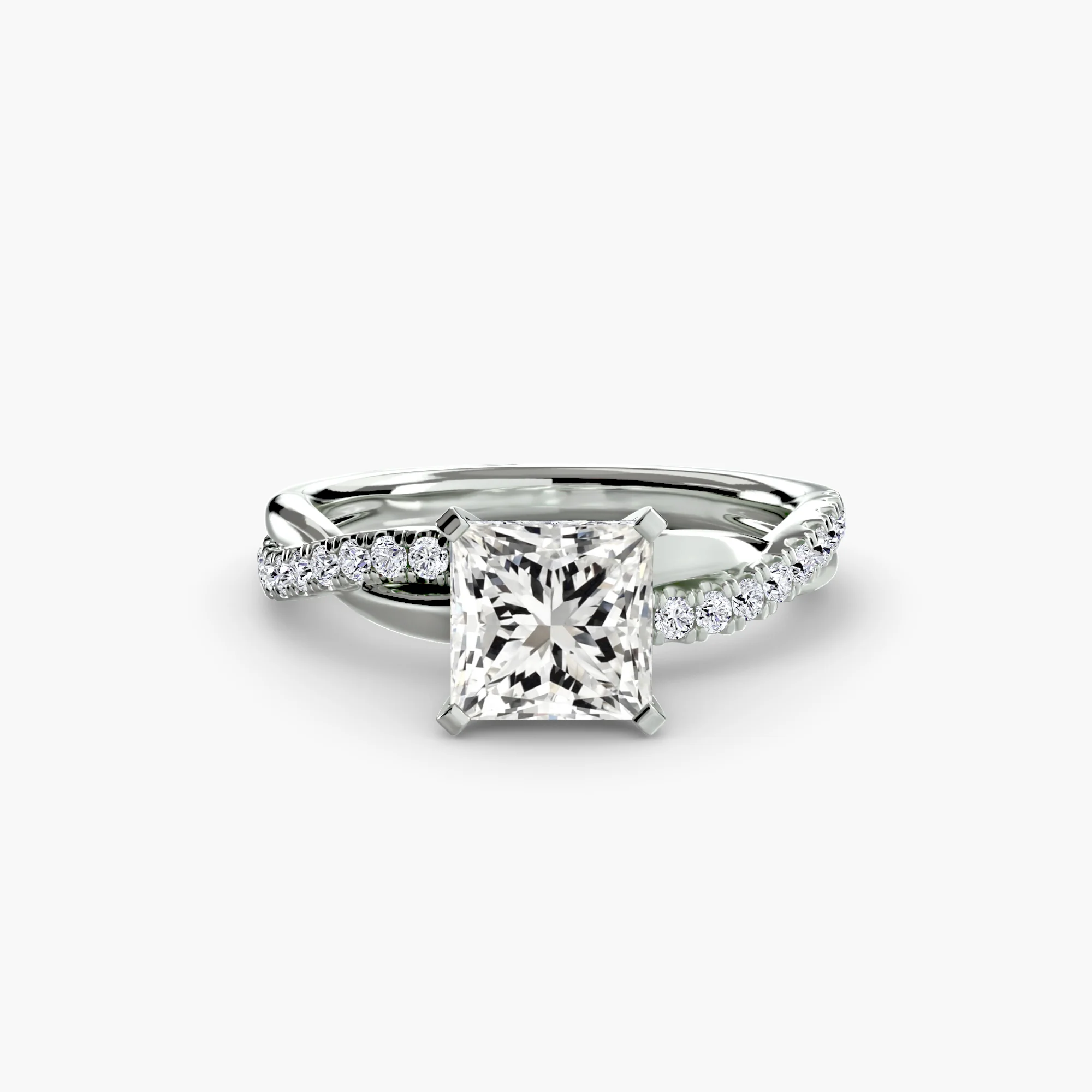 The Emerald Twist Pavé Ring - Image 56