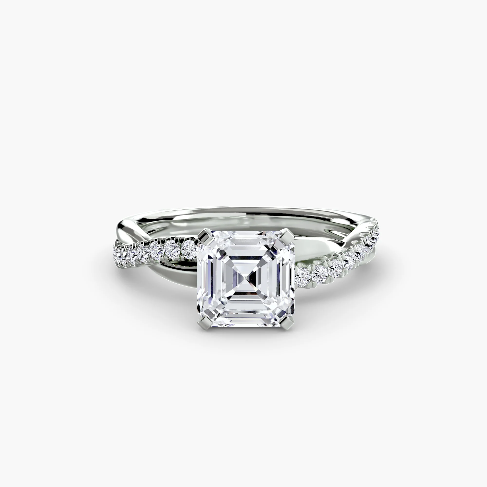 The Emerald Twist Pavé Ring - Image 63