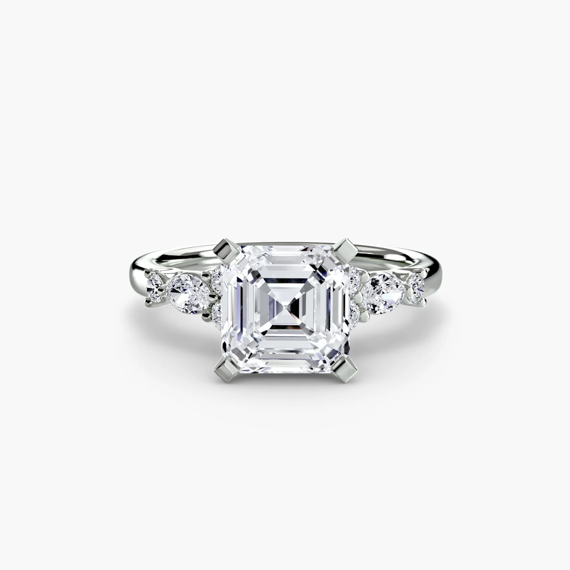 The Floral Accent Solitaire - Image 10