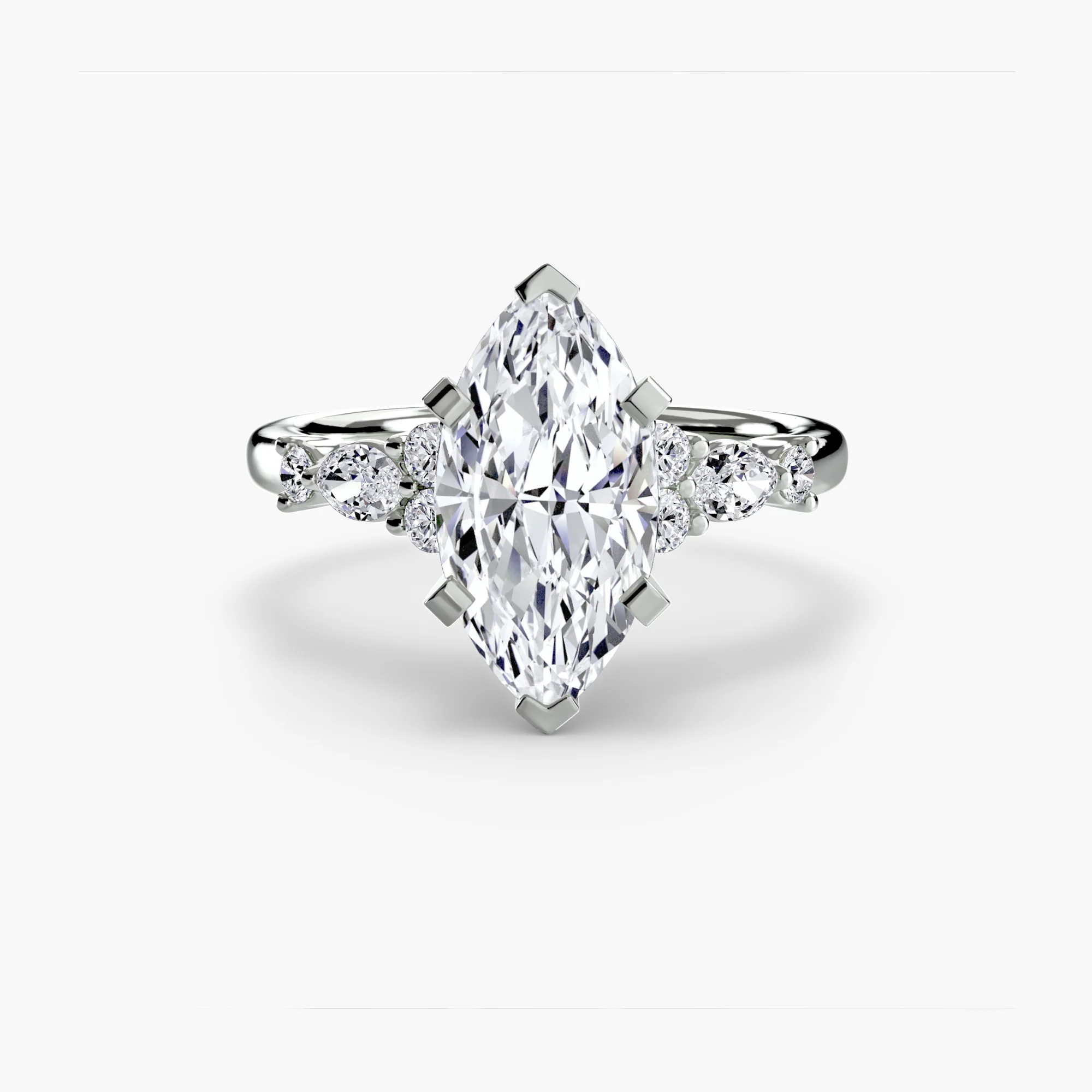 The Floral Accent Solitaire - Image 11
