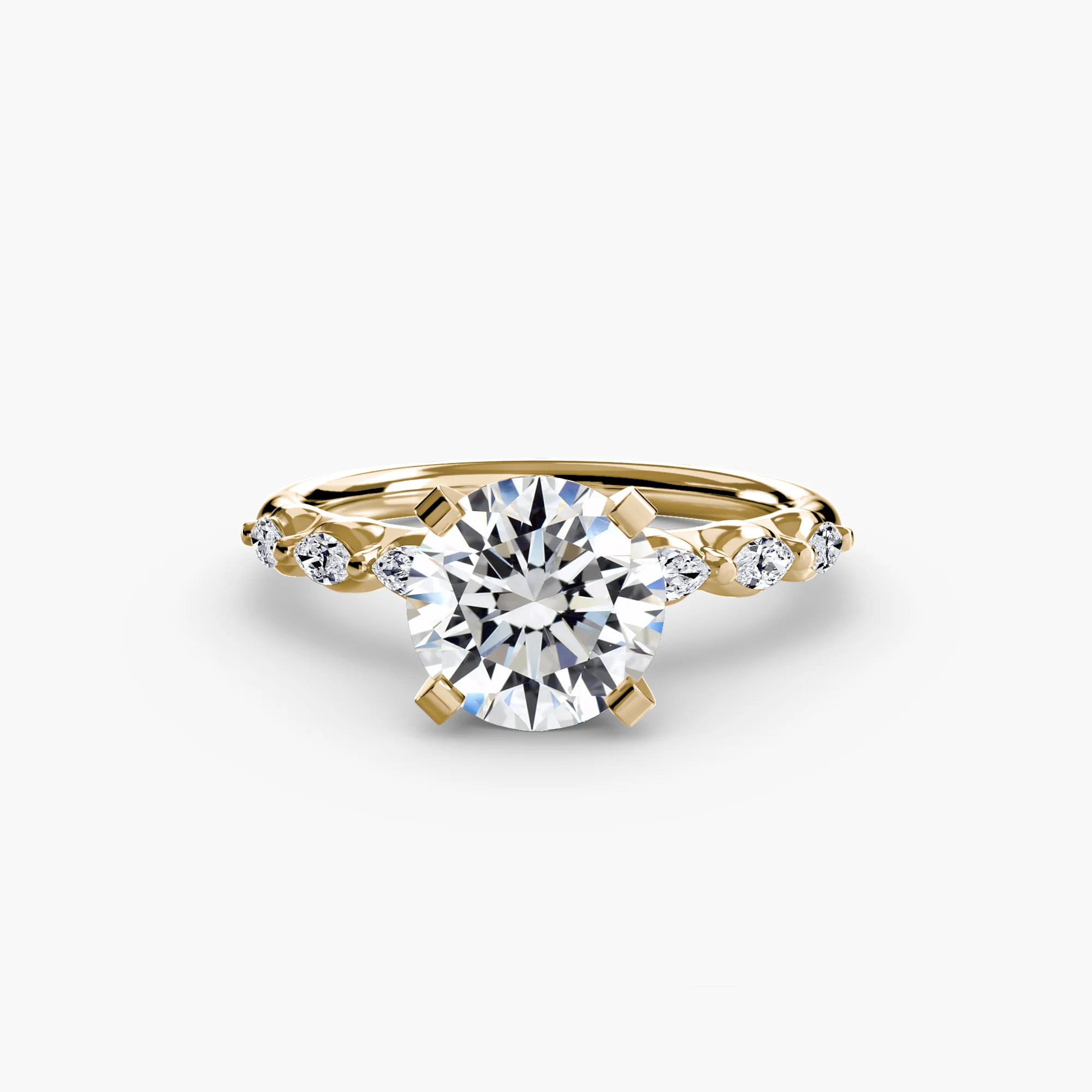 The Floral Accent Solitaire - Image 12