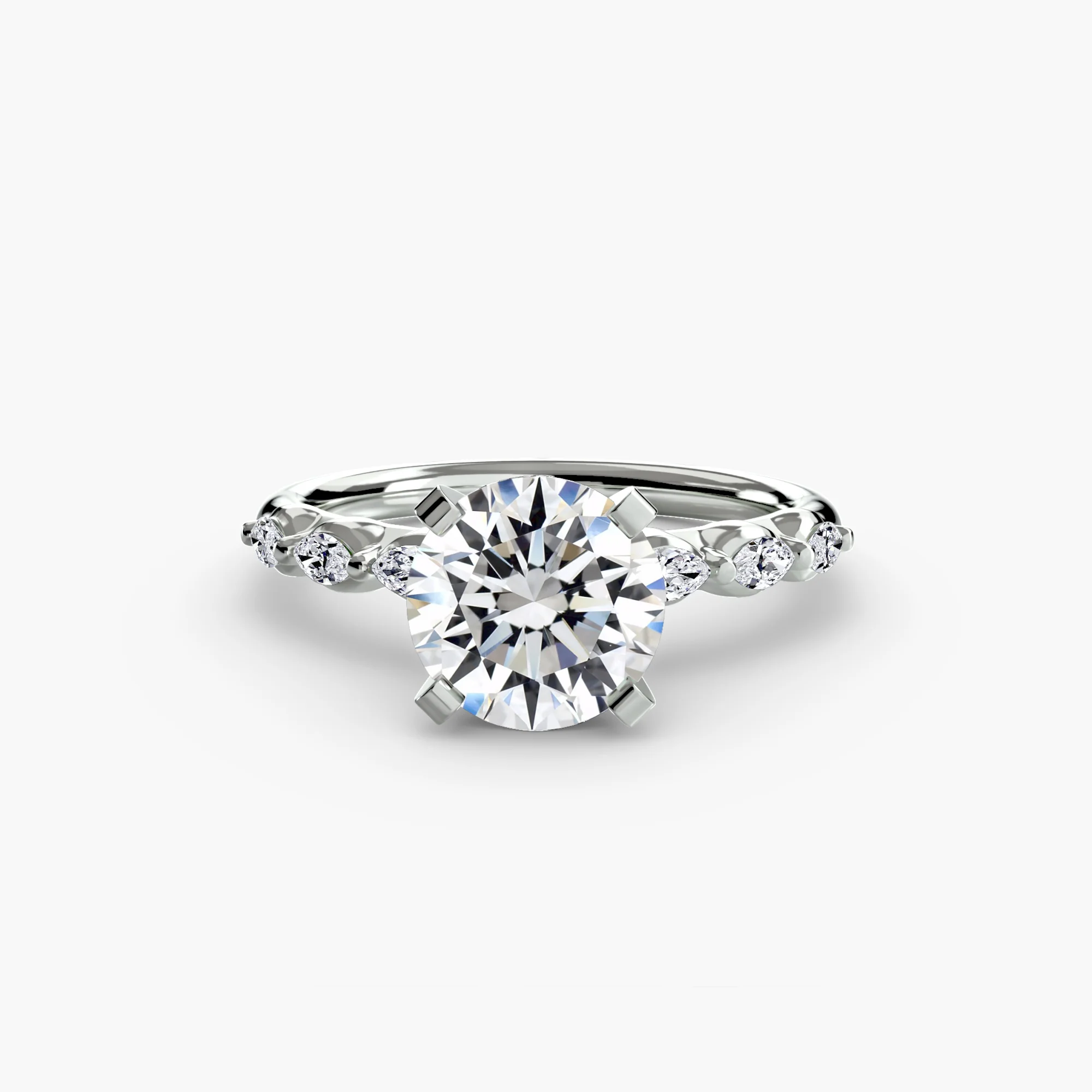 The Floral Accent Solitaire - Image 32