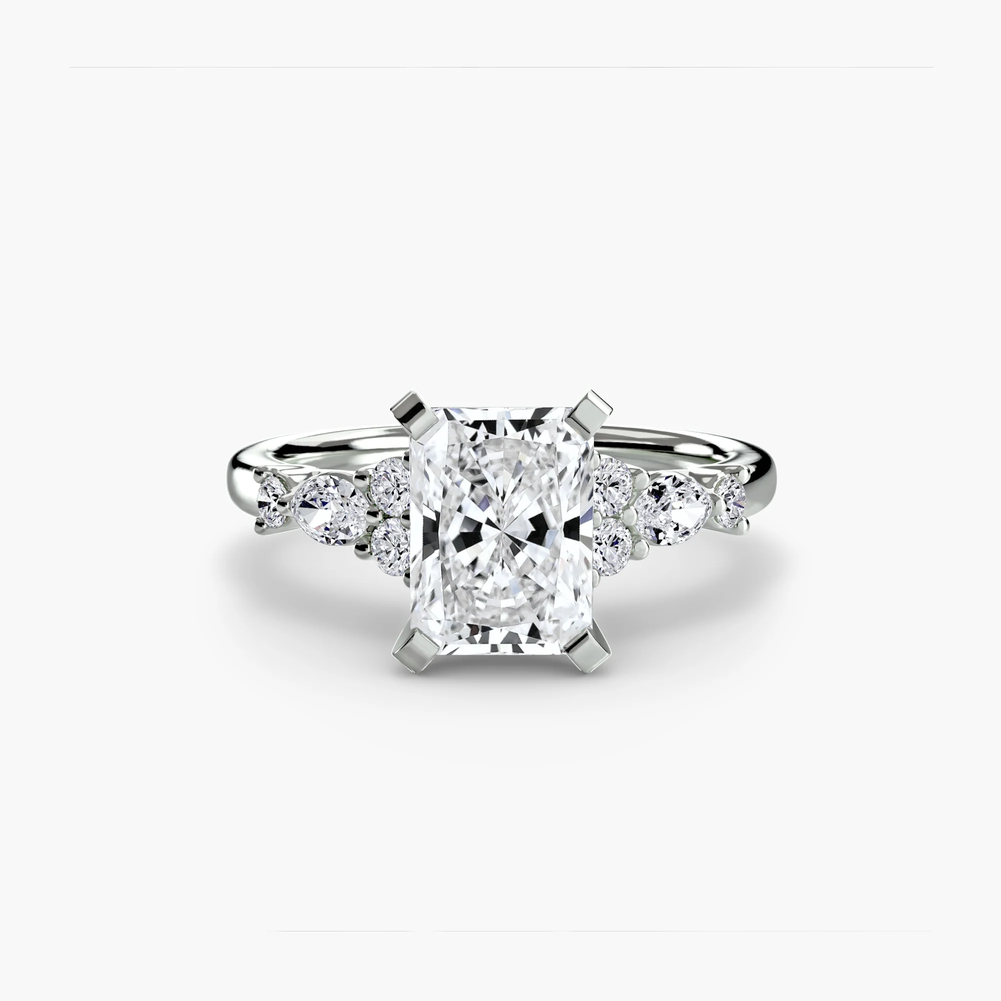 The Floral Accent Solitaire - Image 9