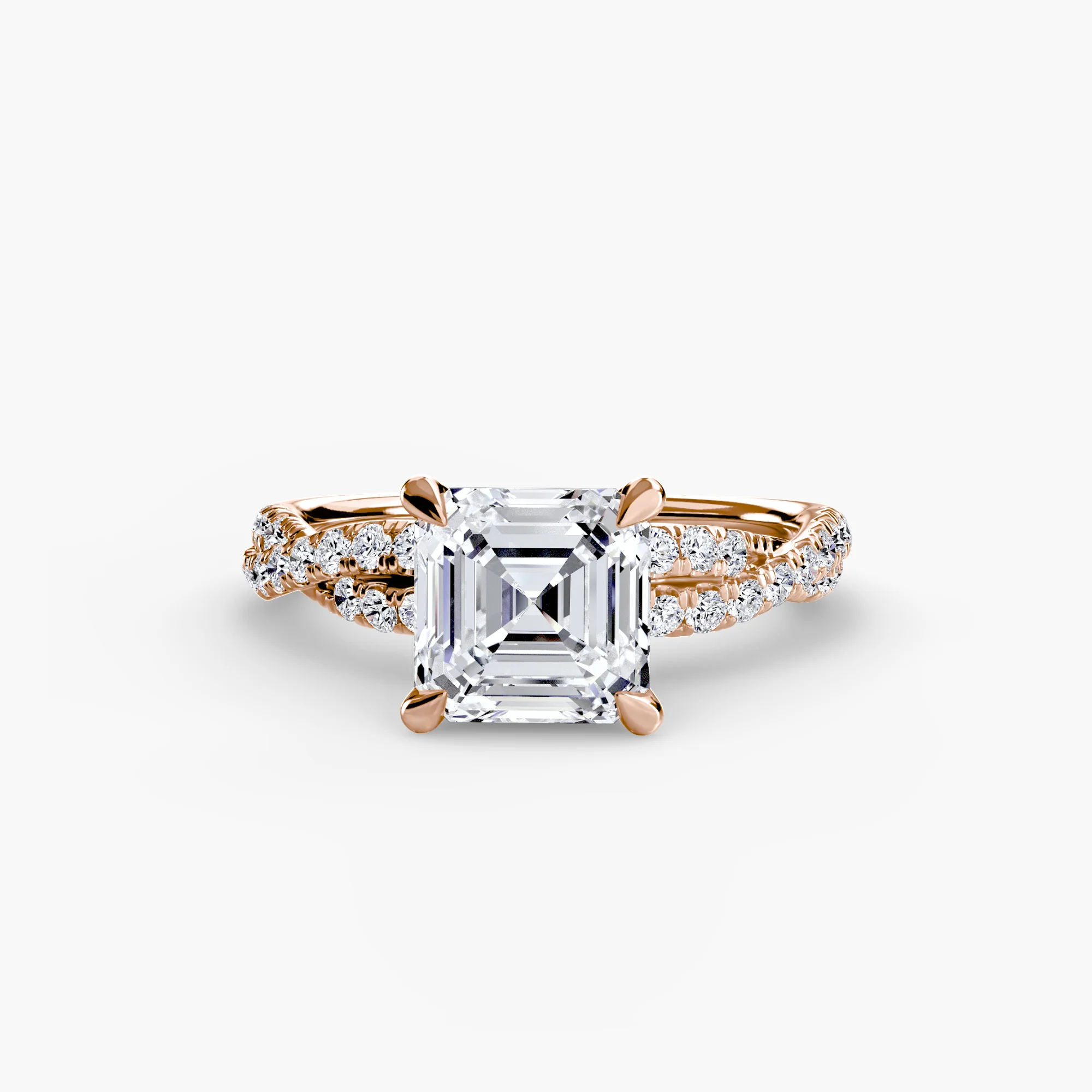 The Twisted Pavé Solitaire - Image 10
