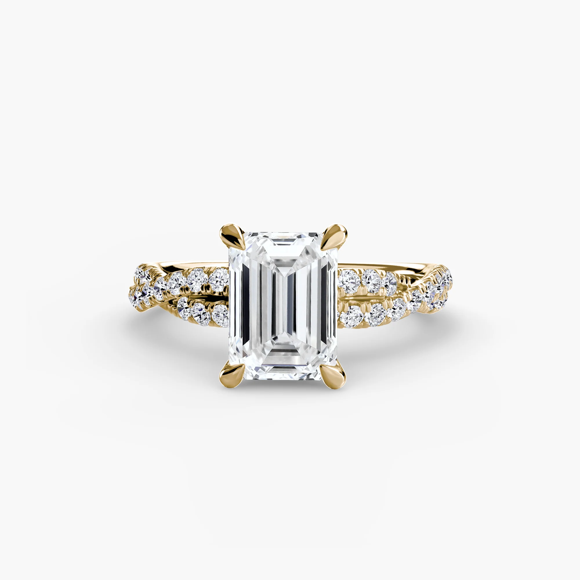 The Twisted Pavé Solitaire - Image 17