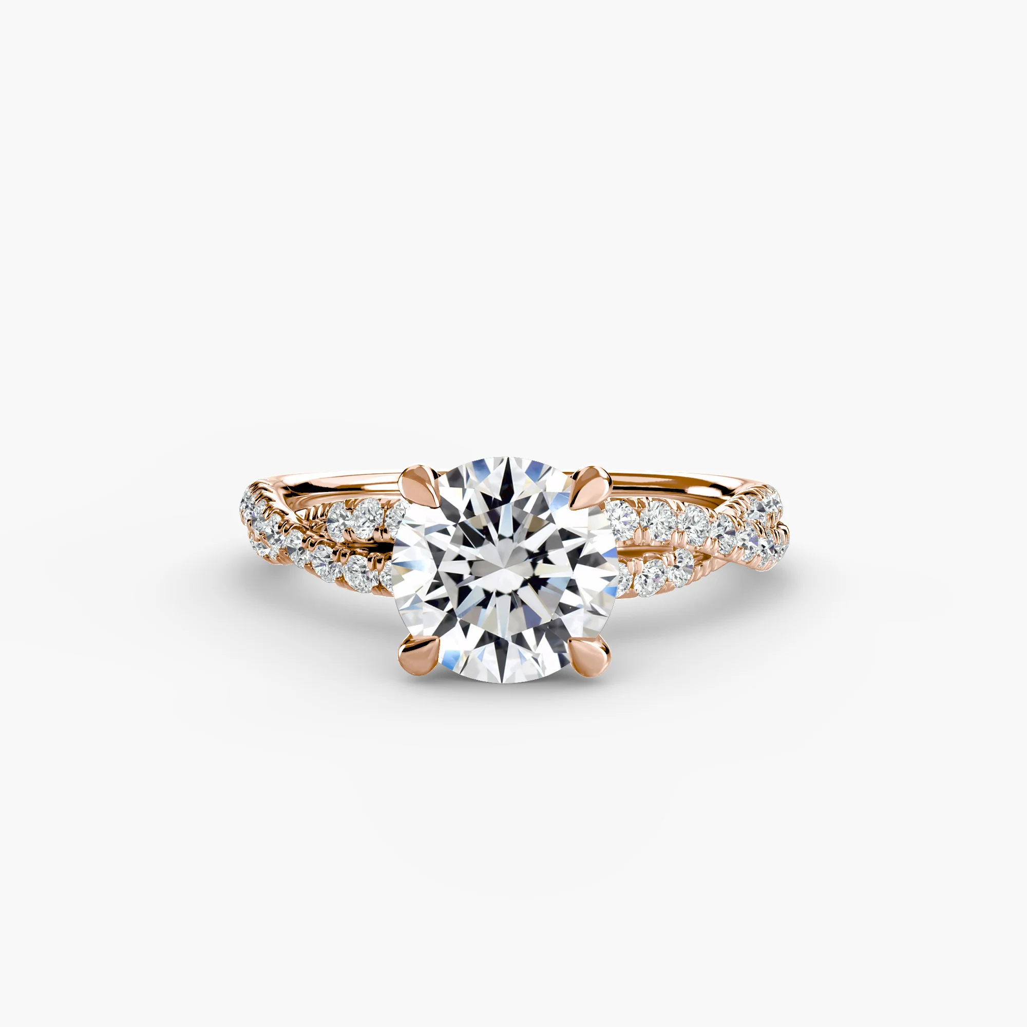 The Twisted Pavé Solitaire - Image 22