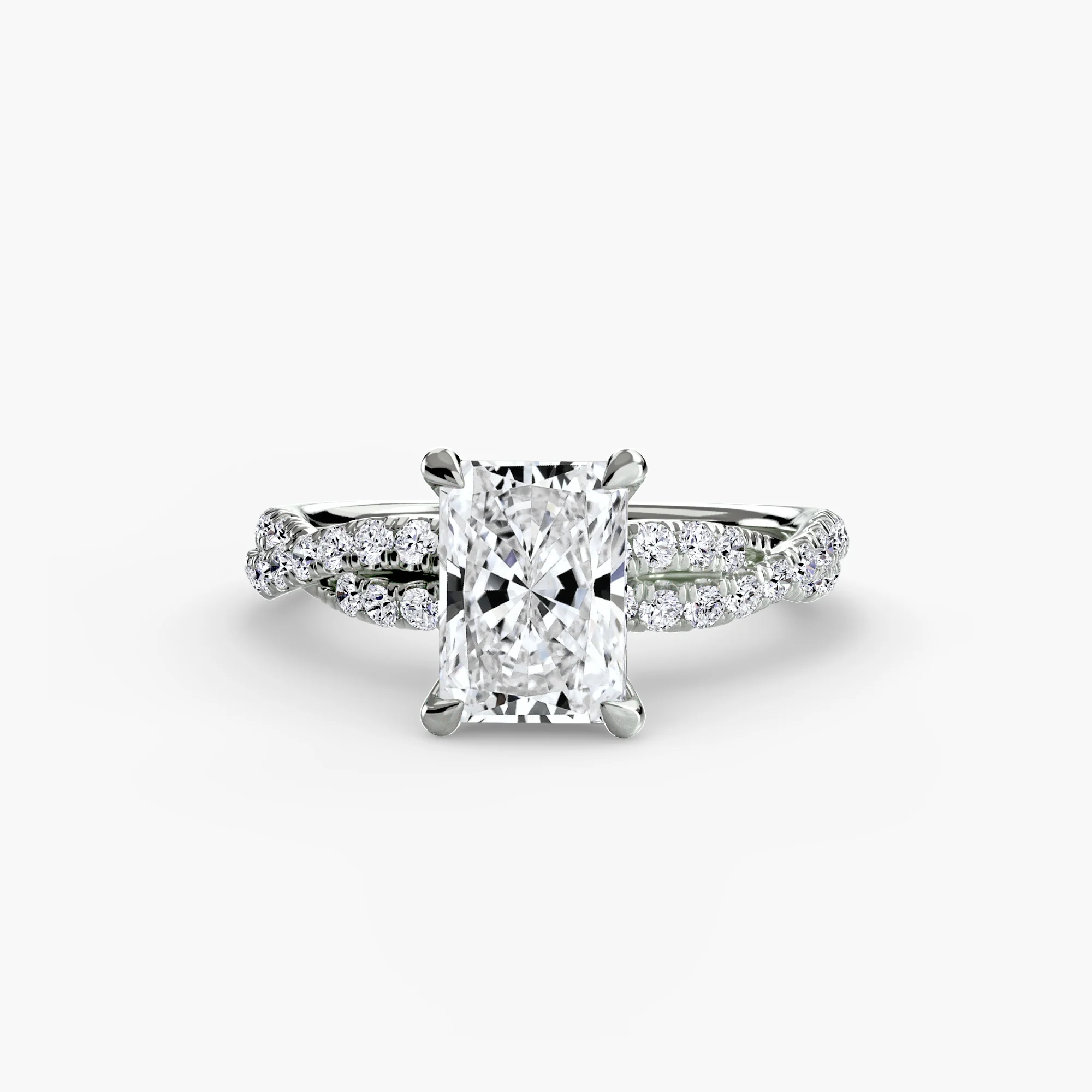 The Twisted Pavé Solitaire - Image 39