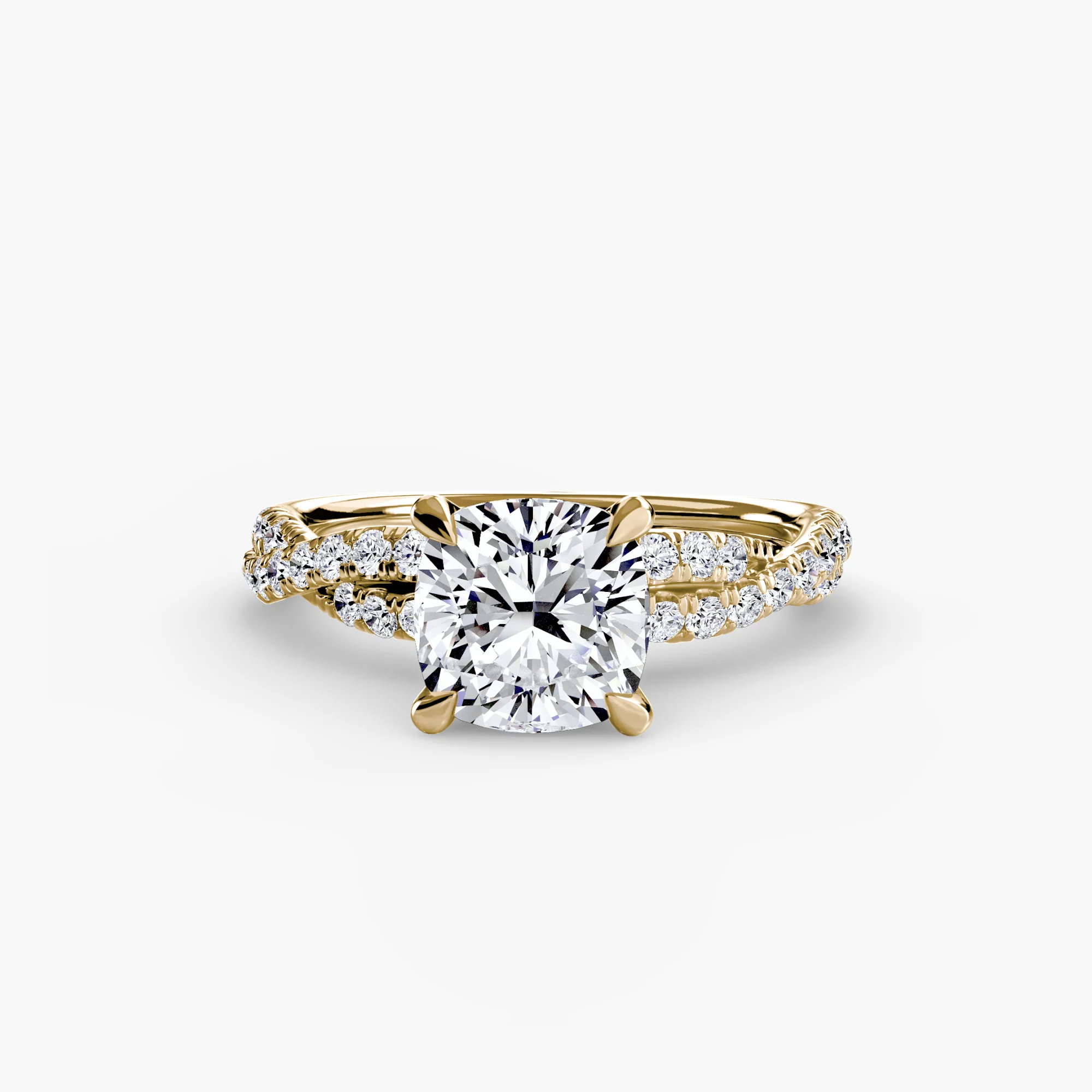 The Twisted Pavé Solitaire - Image 44