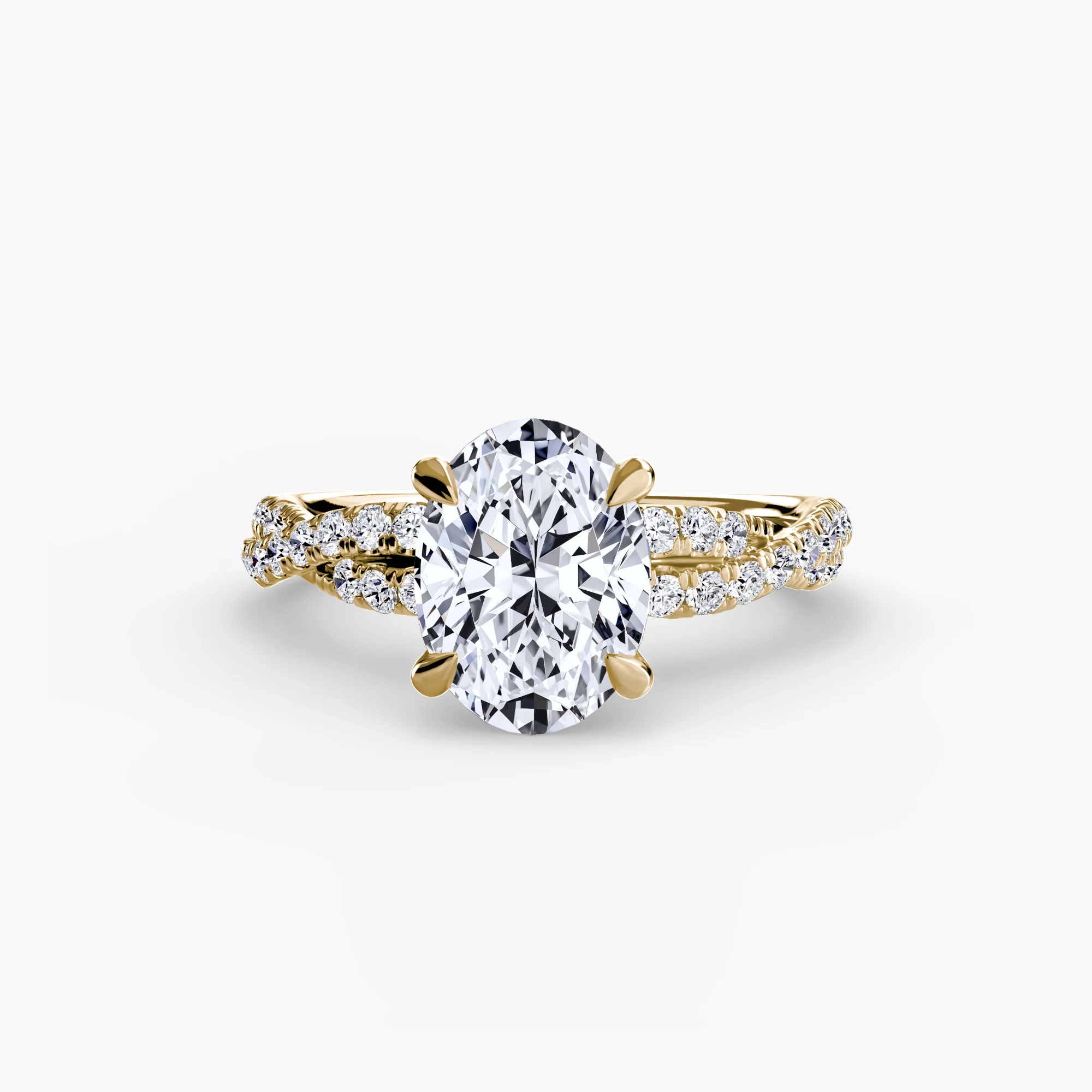 The Twisted Pavé Solitaire - Image 45