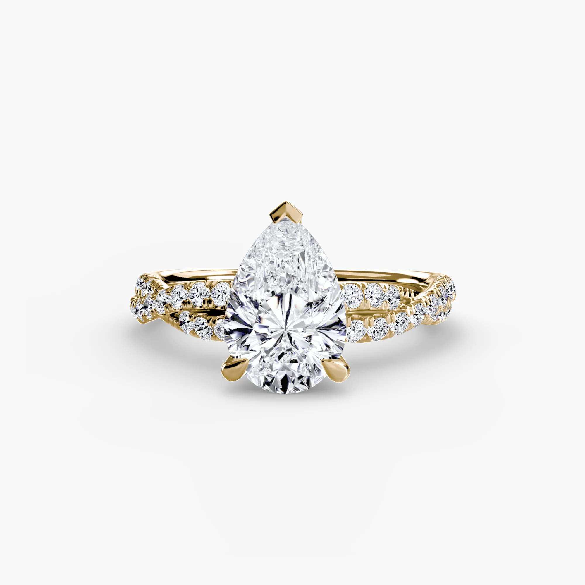 The Twisted Pavé Solitaire - Image 46