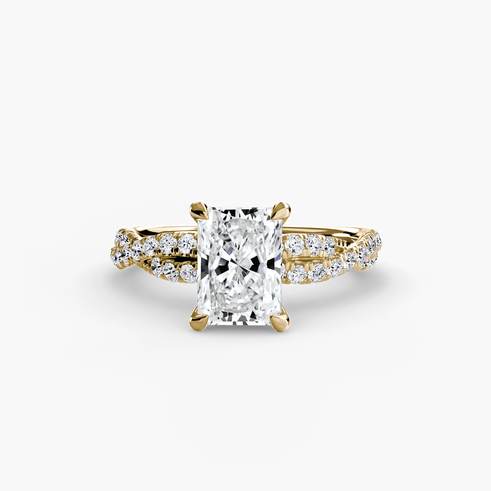The Twisted Pavé Solitaire - Image 49
