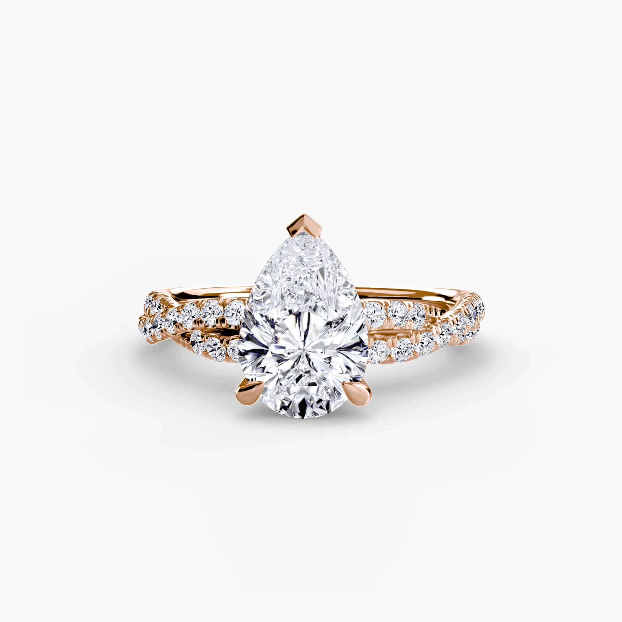 The Twisted Pavé Solitaire - Image 56