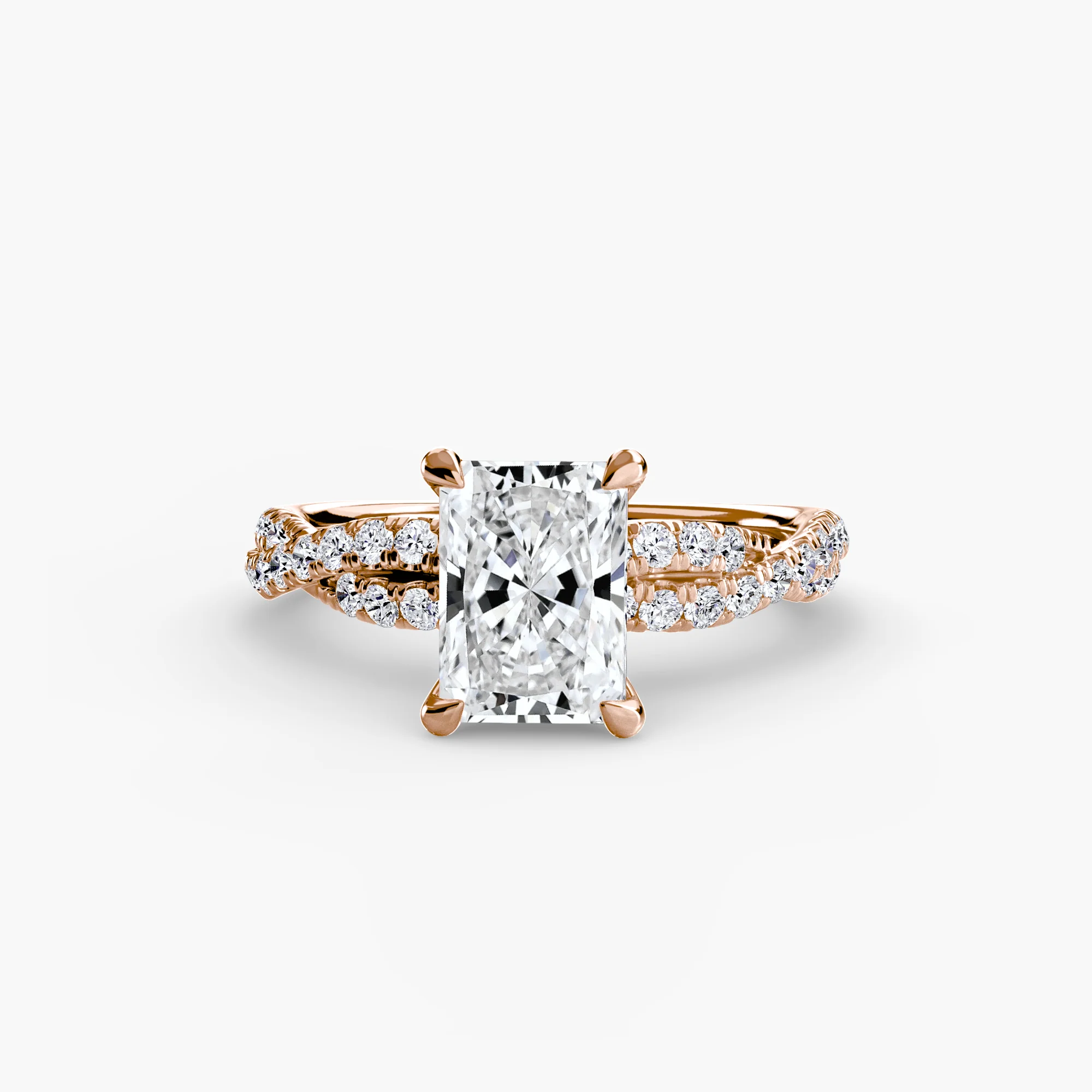 The Twisted Pavé Solitaire - Image 59