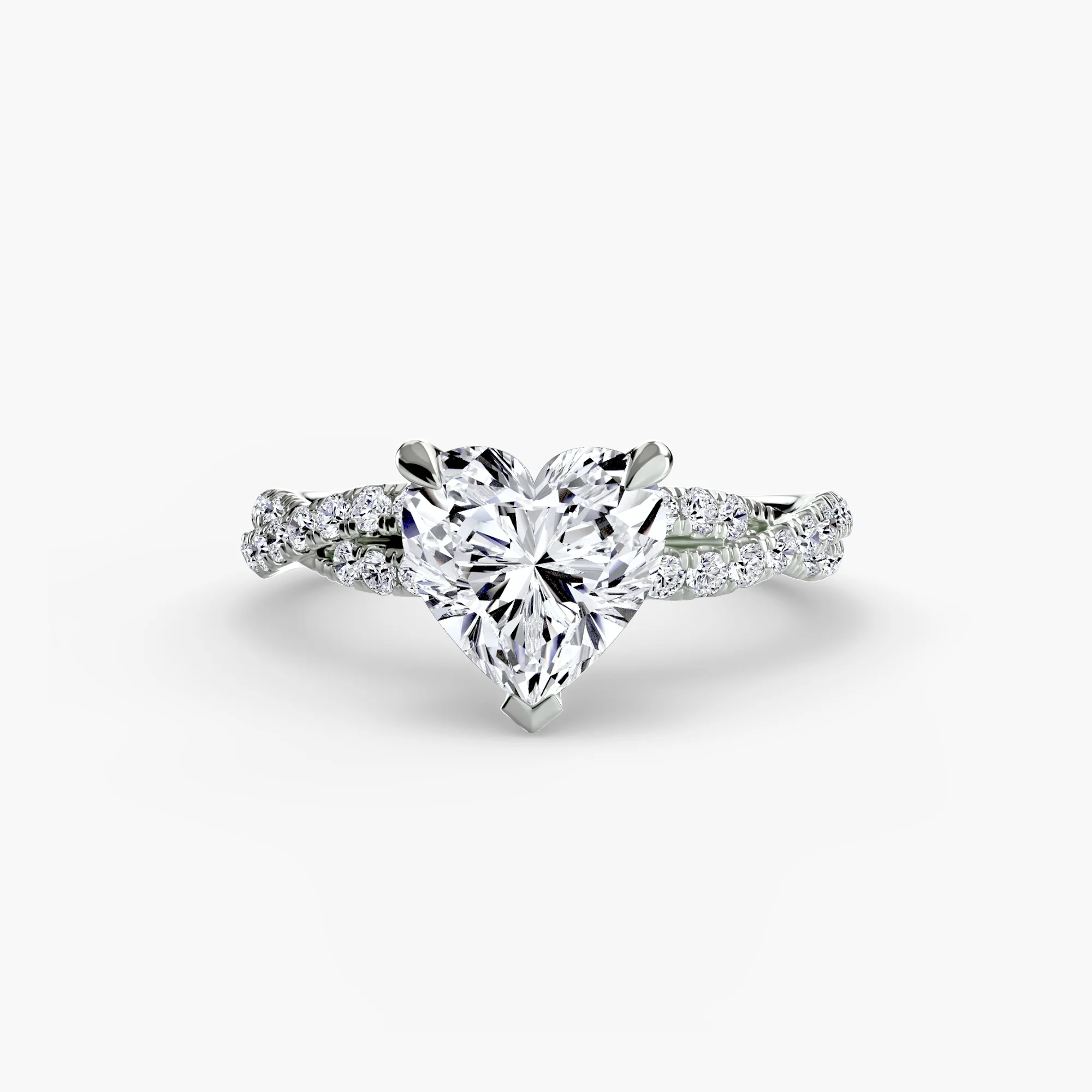The Twisted Pavé Solitaire - Image 8
