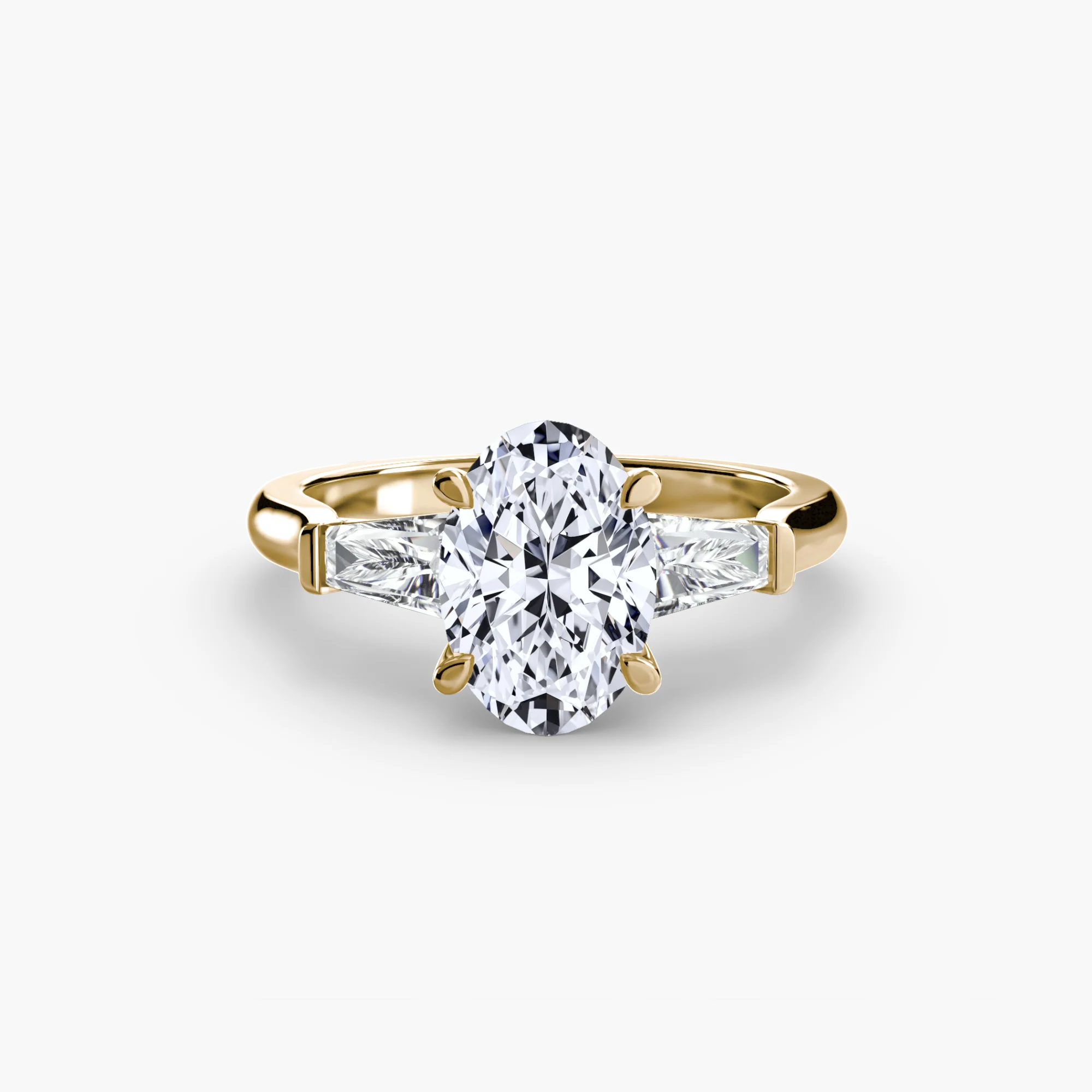 Three-Stone Ring (Baguette Side Stones) - Image 14