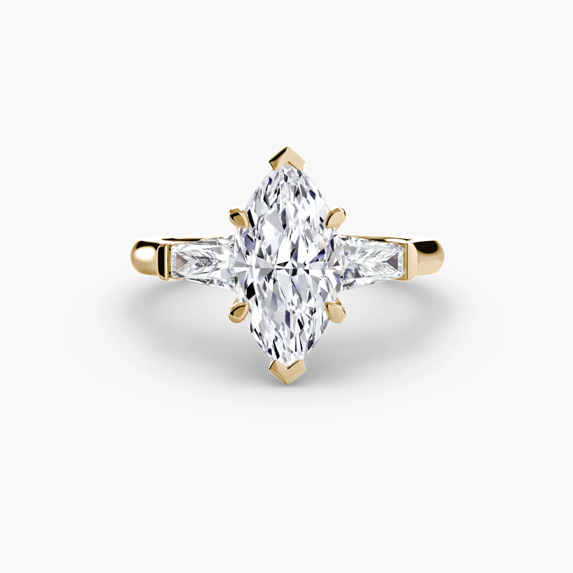 Three-Stone Ring (Baguette Side Stones) - Image 19