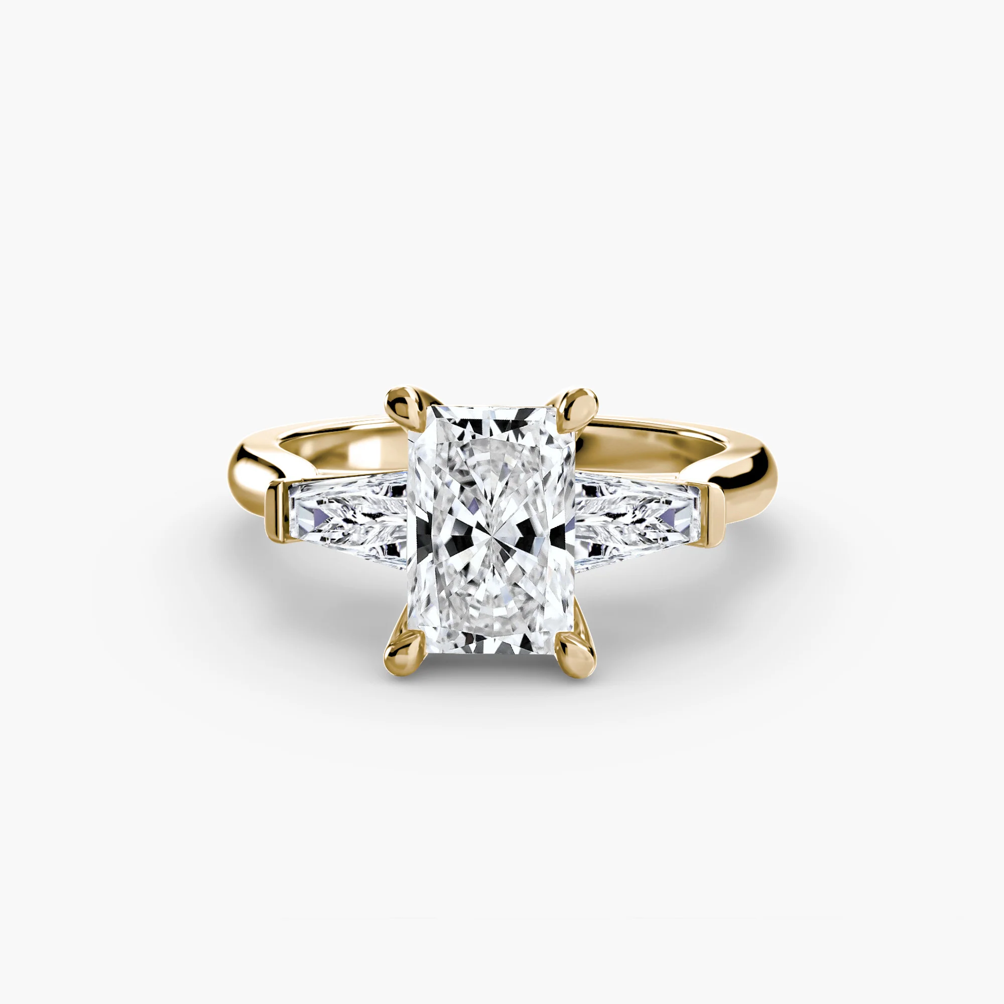 Three-Stone Ring (Baguette Side Stones) 2 - Image 6