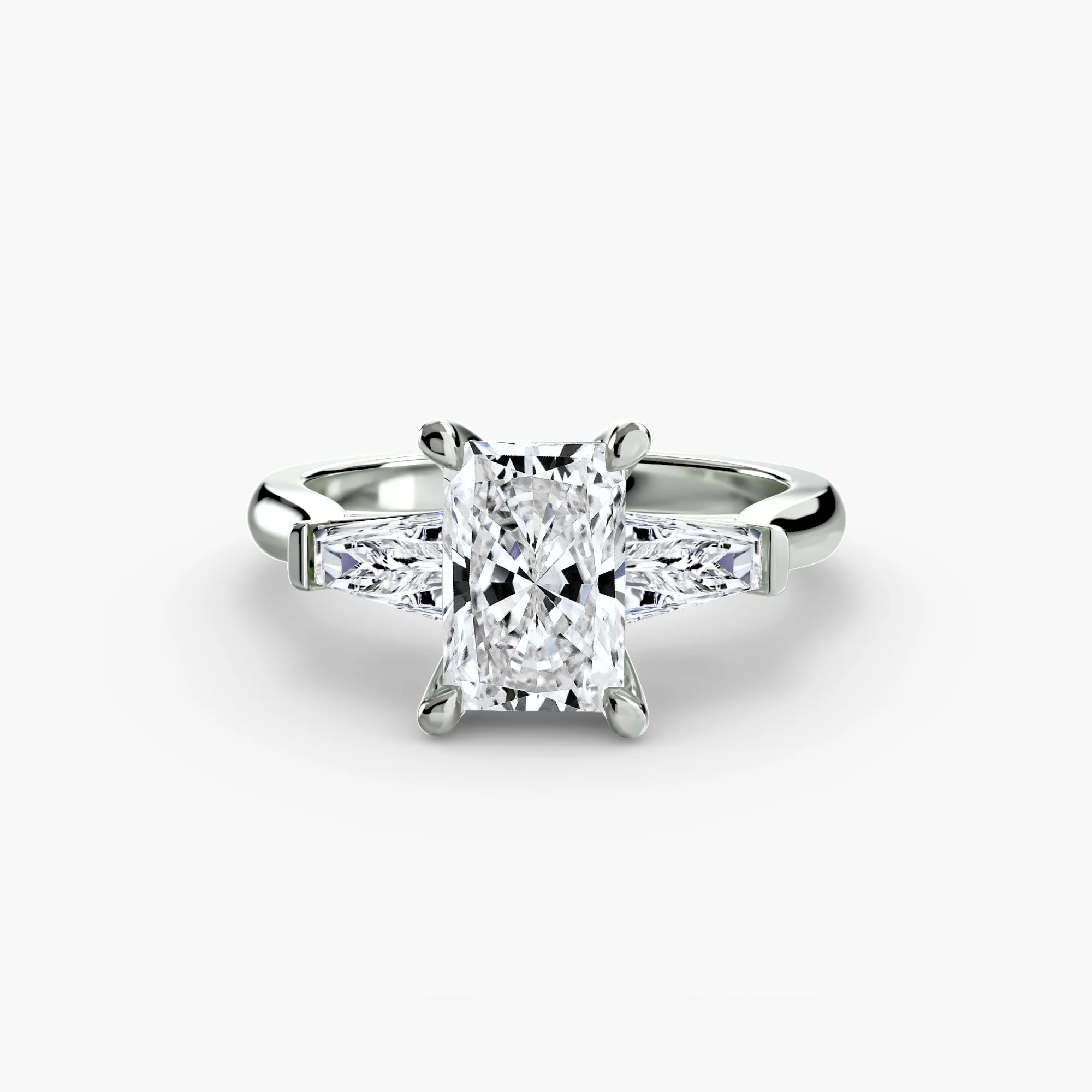 Three-Stone Ring (Baguette Side Stones) 2 - Image 8