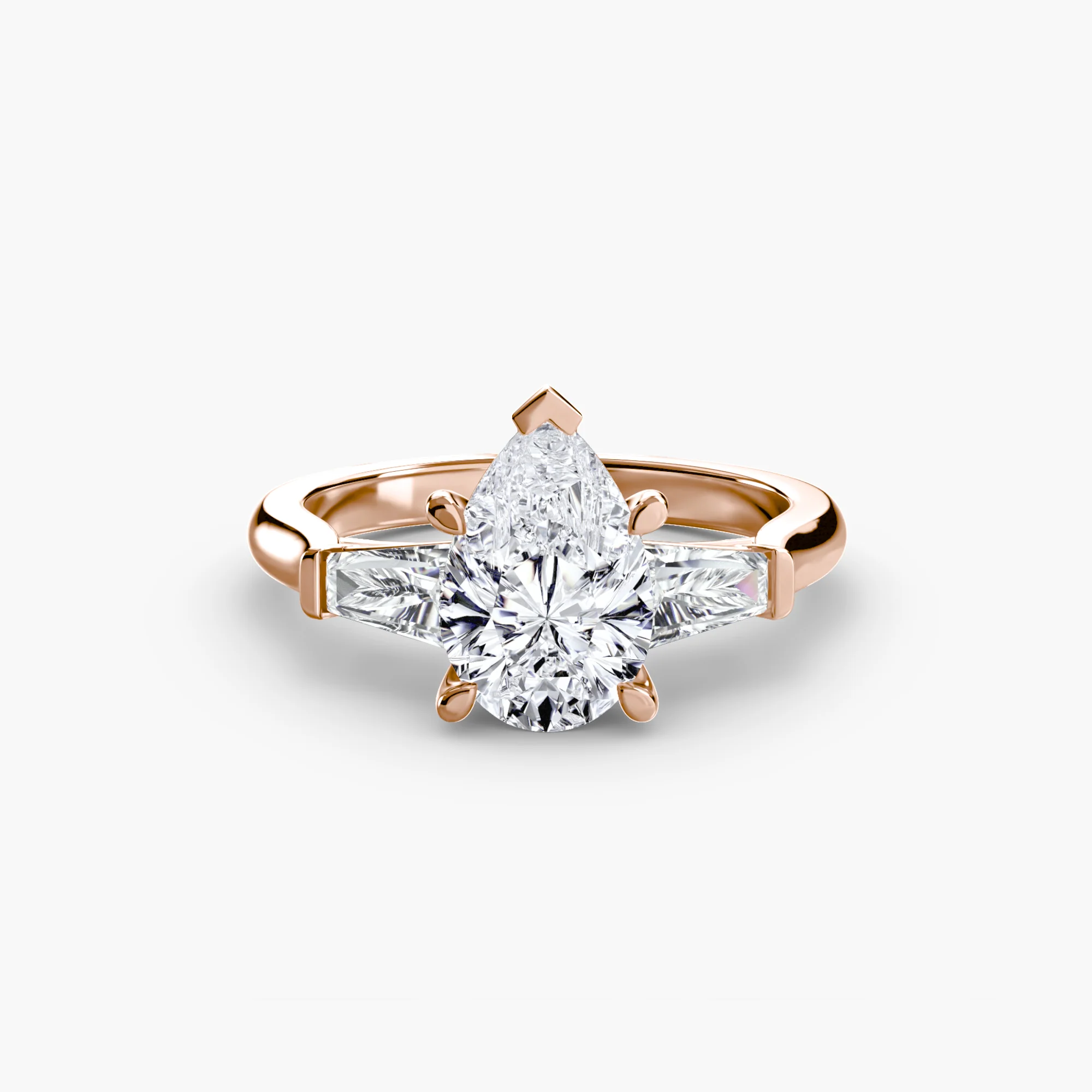 Three-Stone Ring (Baguette Side Stones) - Image 24