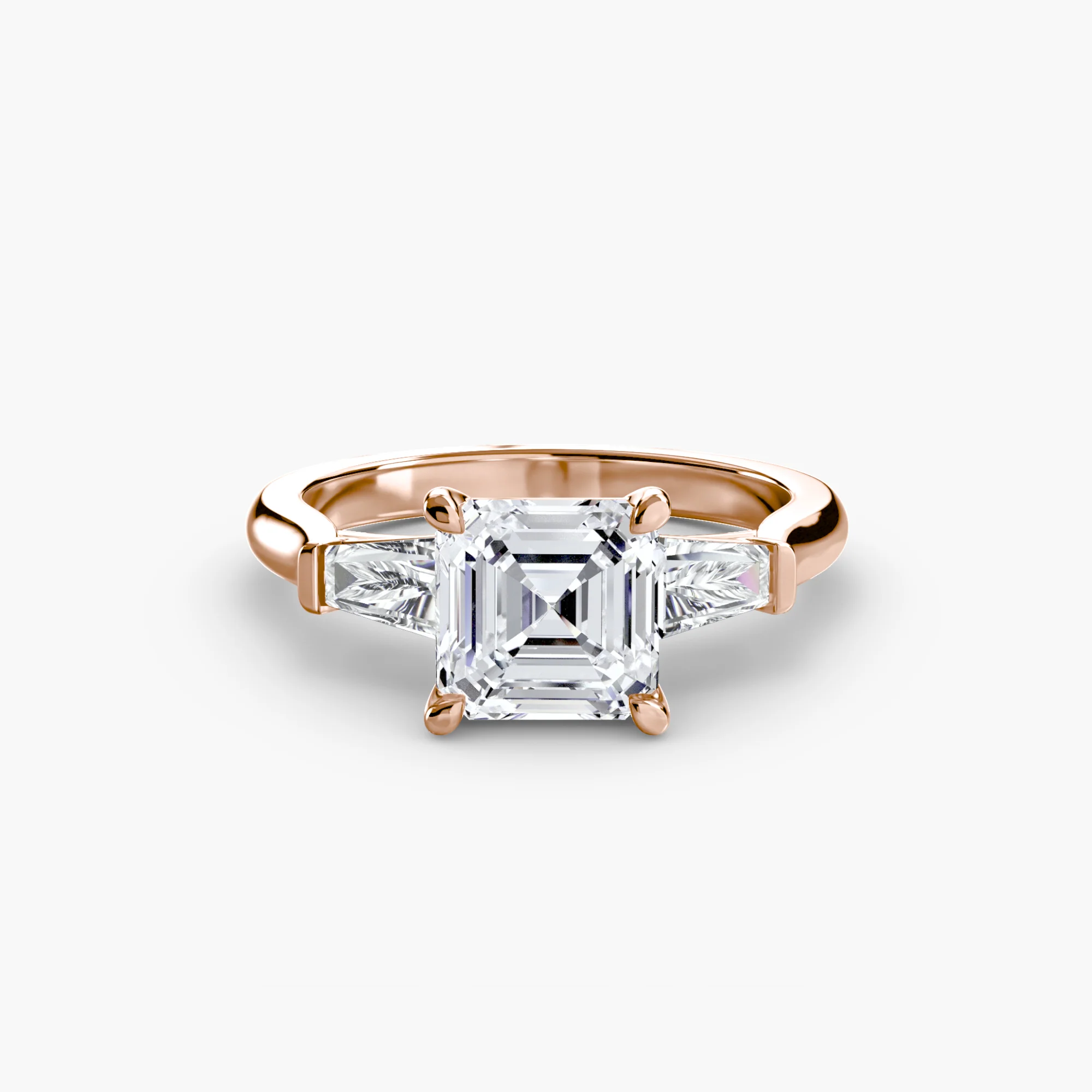Three-Stone Ring (Baguette Side Stones) - Image 54