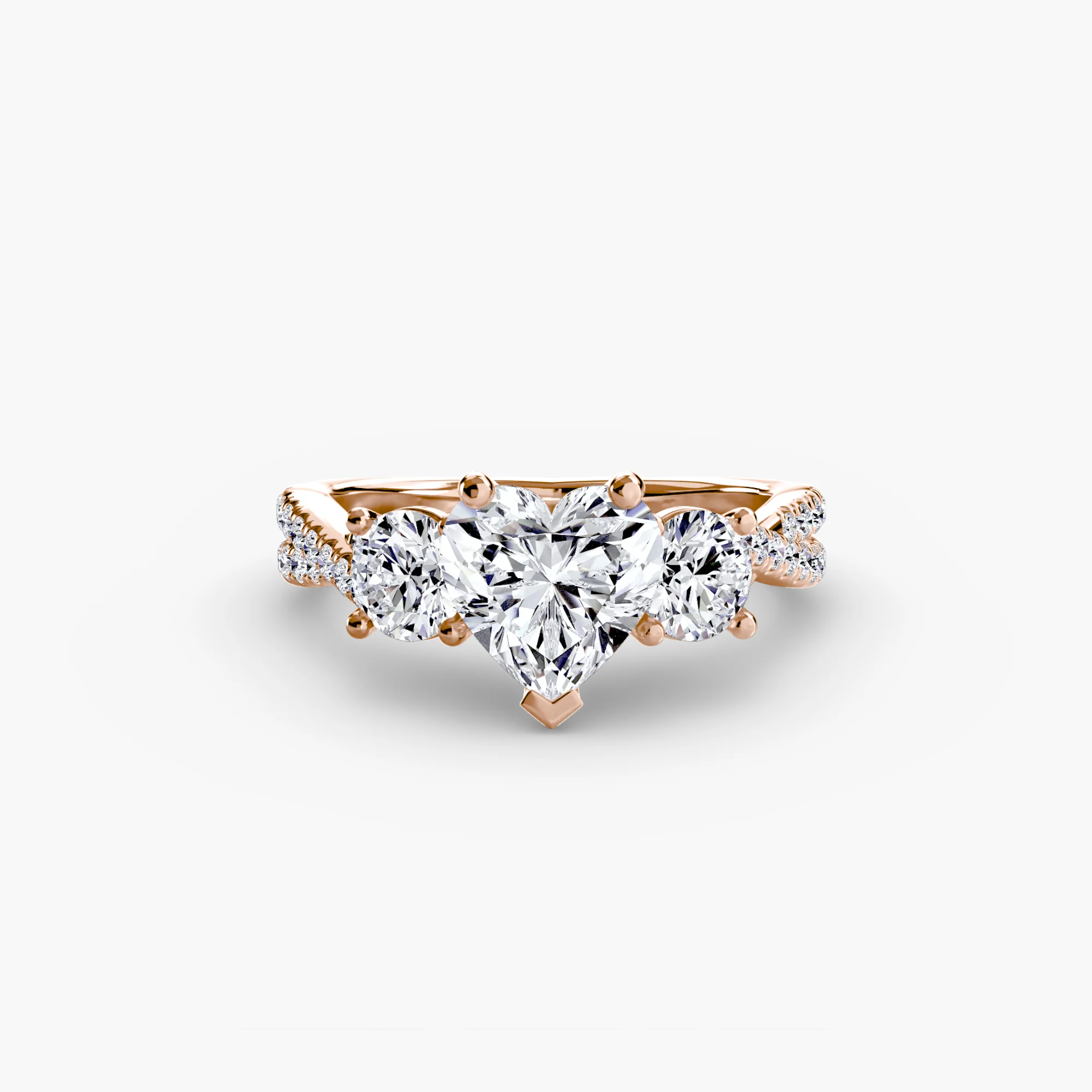 Three-Stone with Pavé Band 2 - Image 56